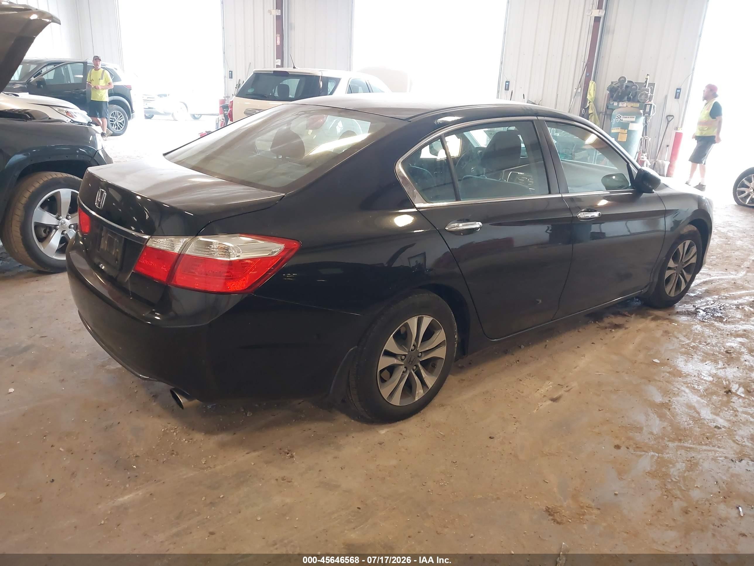 2015 Honda Accord Lx Black vin: 1HGCR2F31FA181307