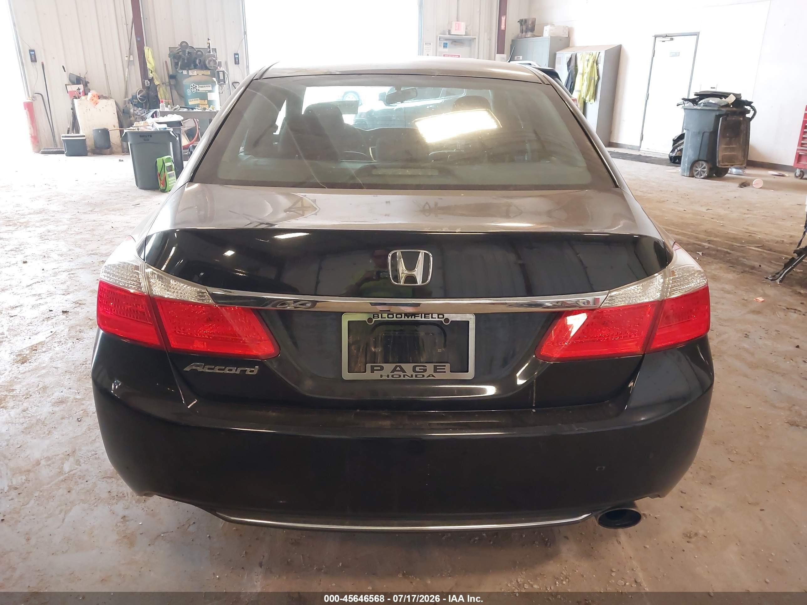2015 Honda Accord Lx Black vin: 1HGCR2F31FA181307