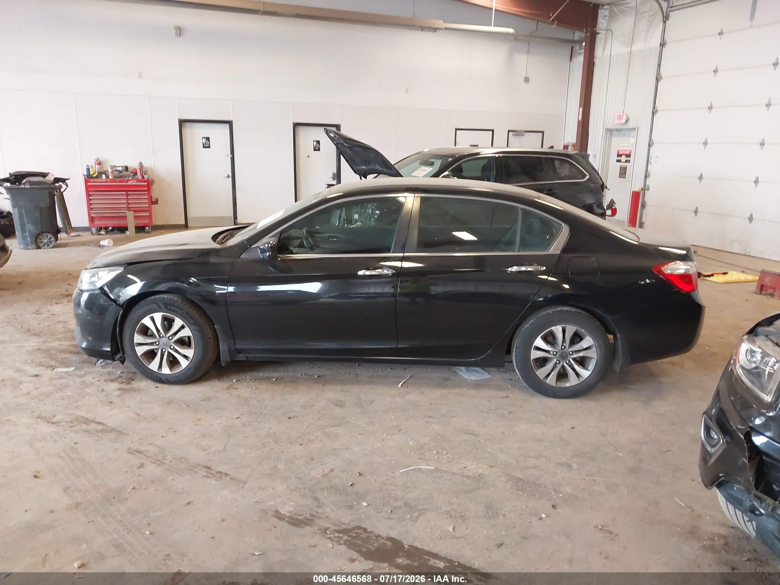 2015 Honda Accord Lx Black vin: 1HGCR2F31FA181307