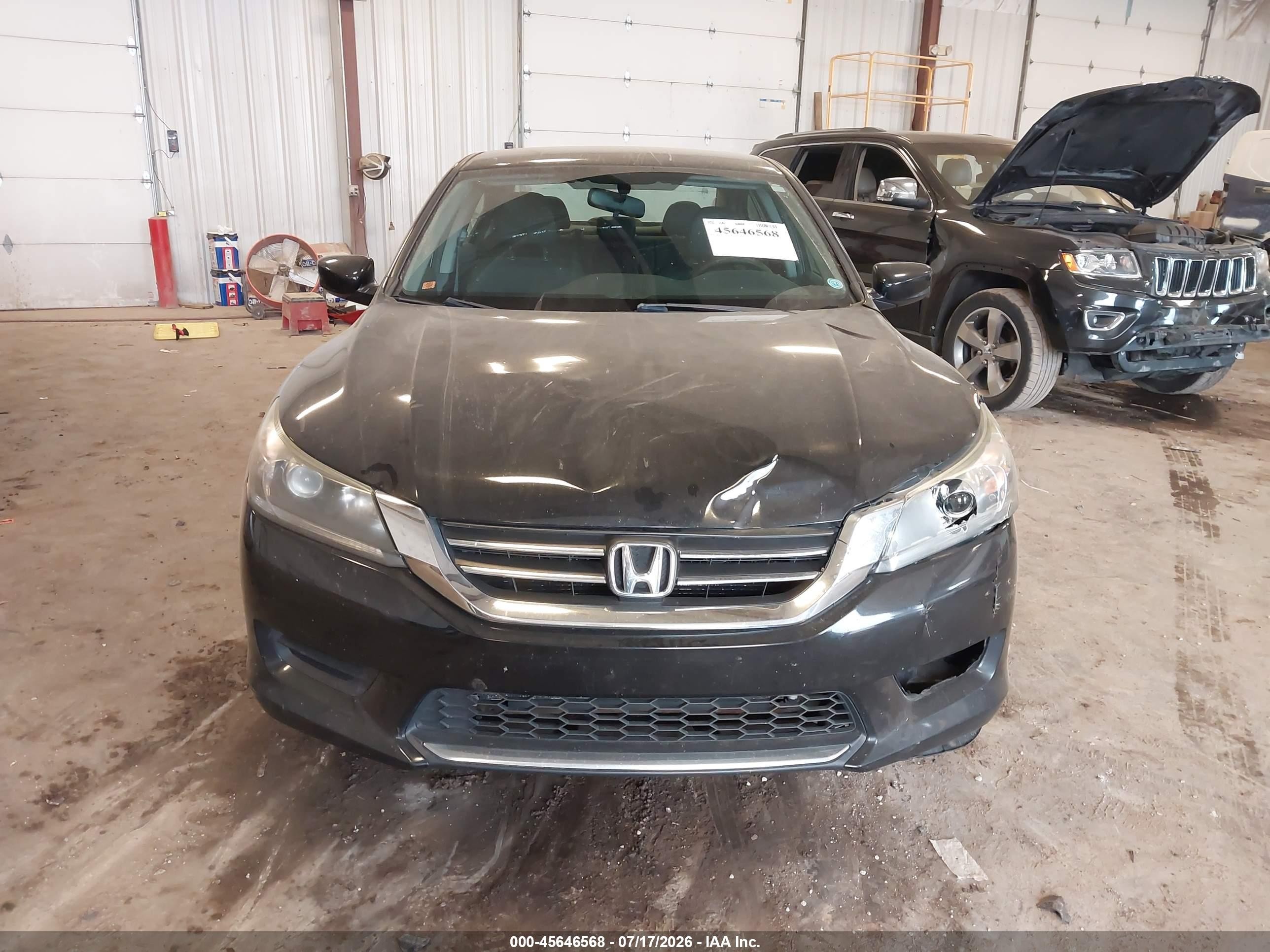 2015 Honda Accord Lx Black vin: 1HGCR2F31FA181307