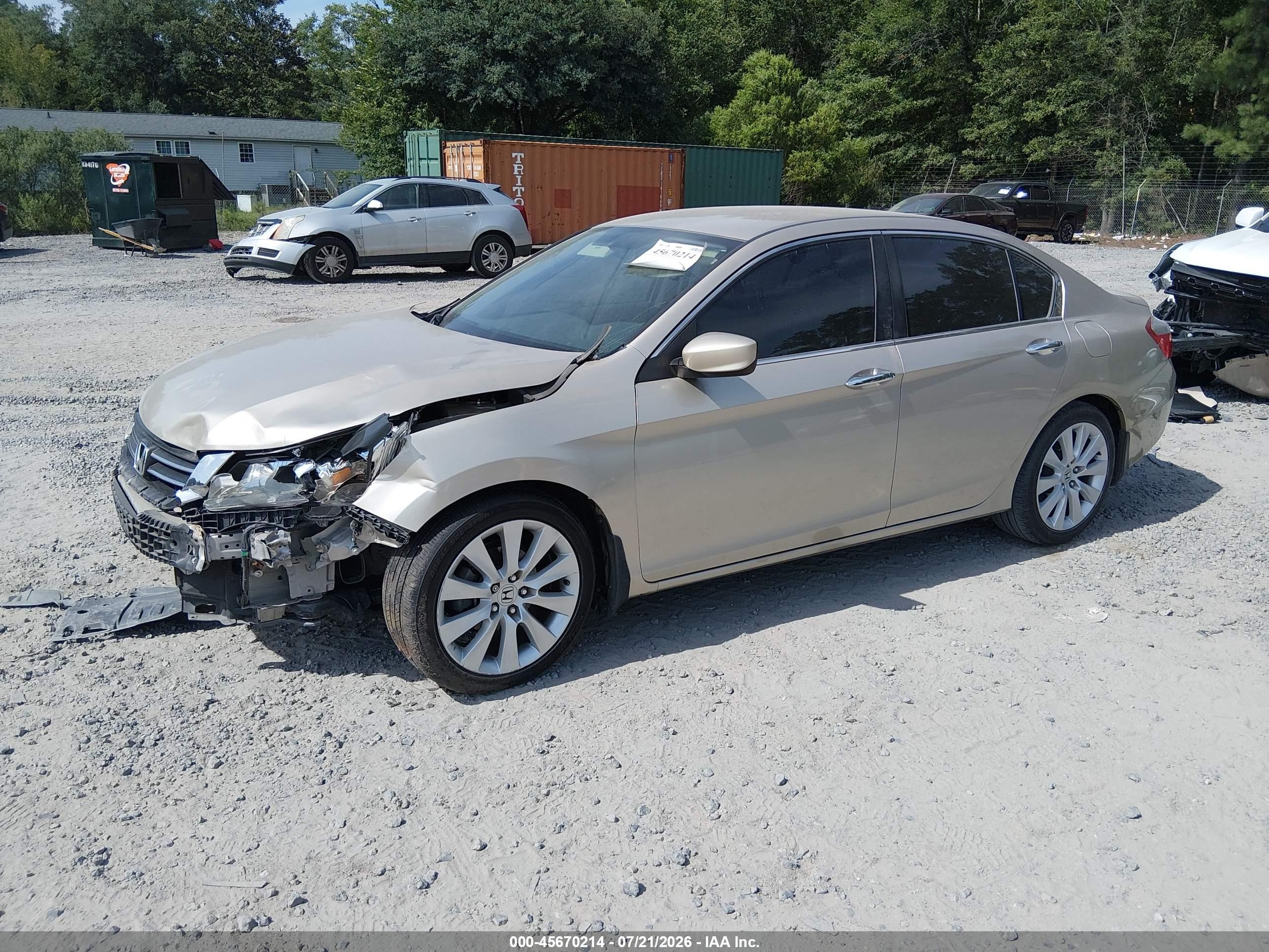 2015 Honda Accord Lx Золотой vin: 1HGCR2F31FA189505