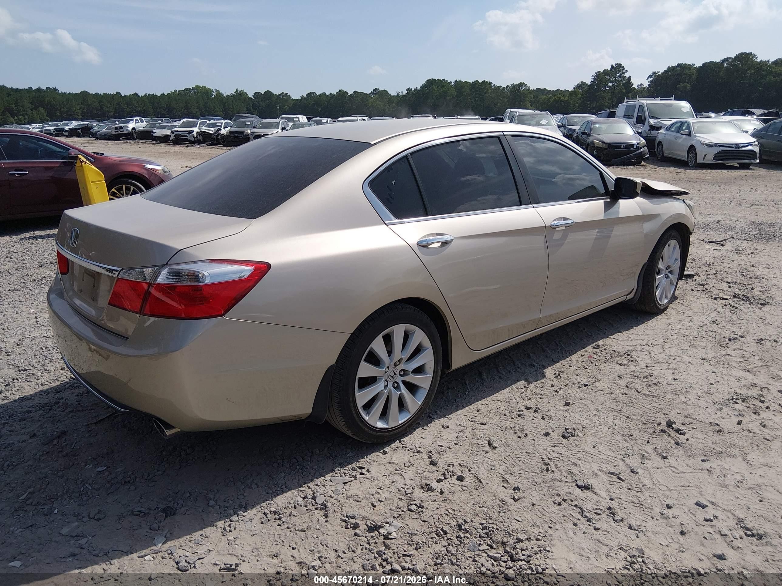 2015 Honda Accord Lx Золотой vin: 1HGCR2F31FA189505