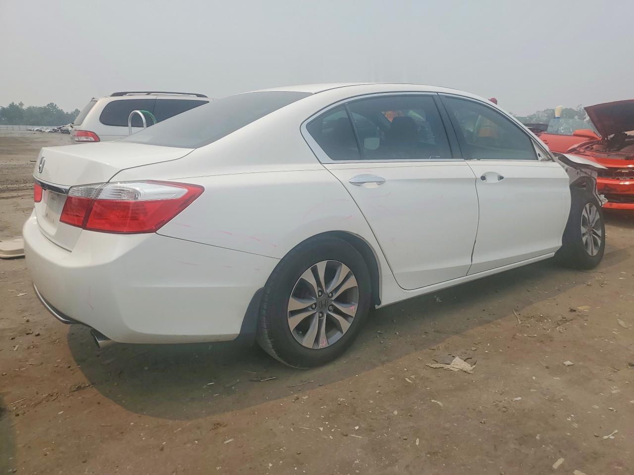 2015 Honda Accord Lx White vin: 1HGCR2F31FA197152