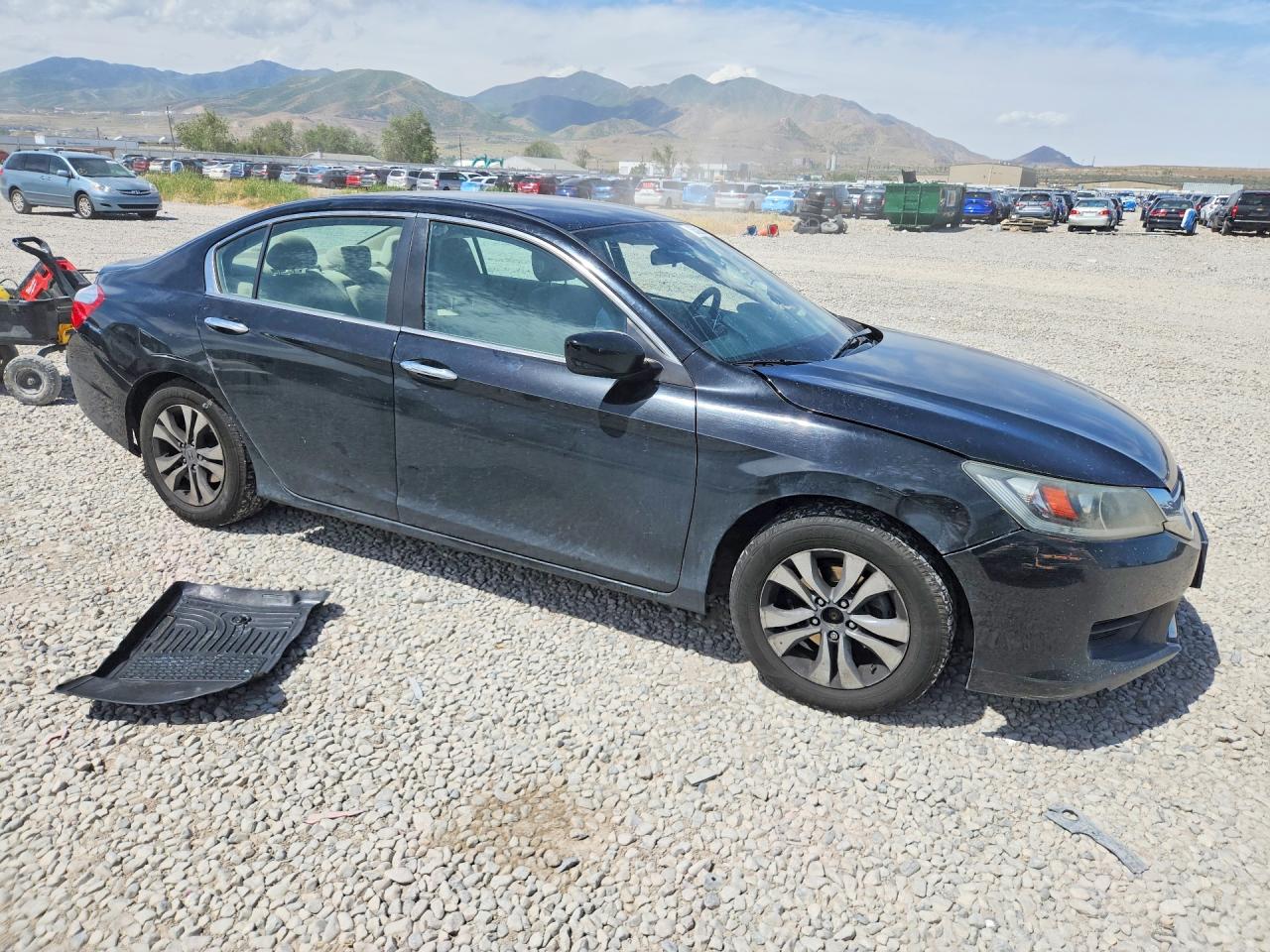 2015 Honda Accord Lx Black vin: 1HGCR2F31FA214984