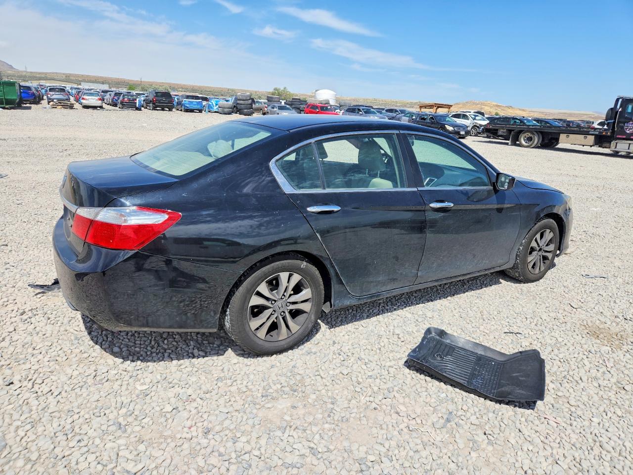 2015 Honda Accord Lx Black vin: 1HGCR2F31FA214984