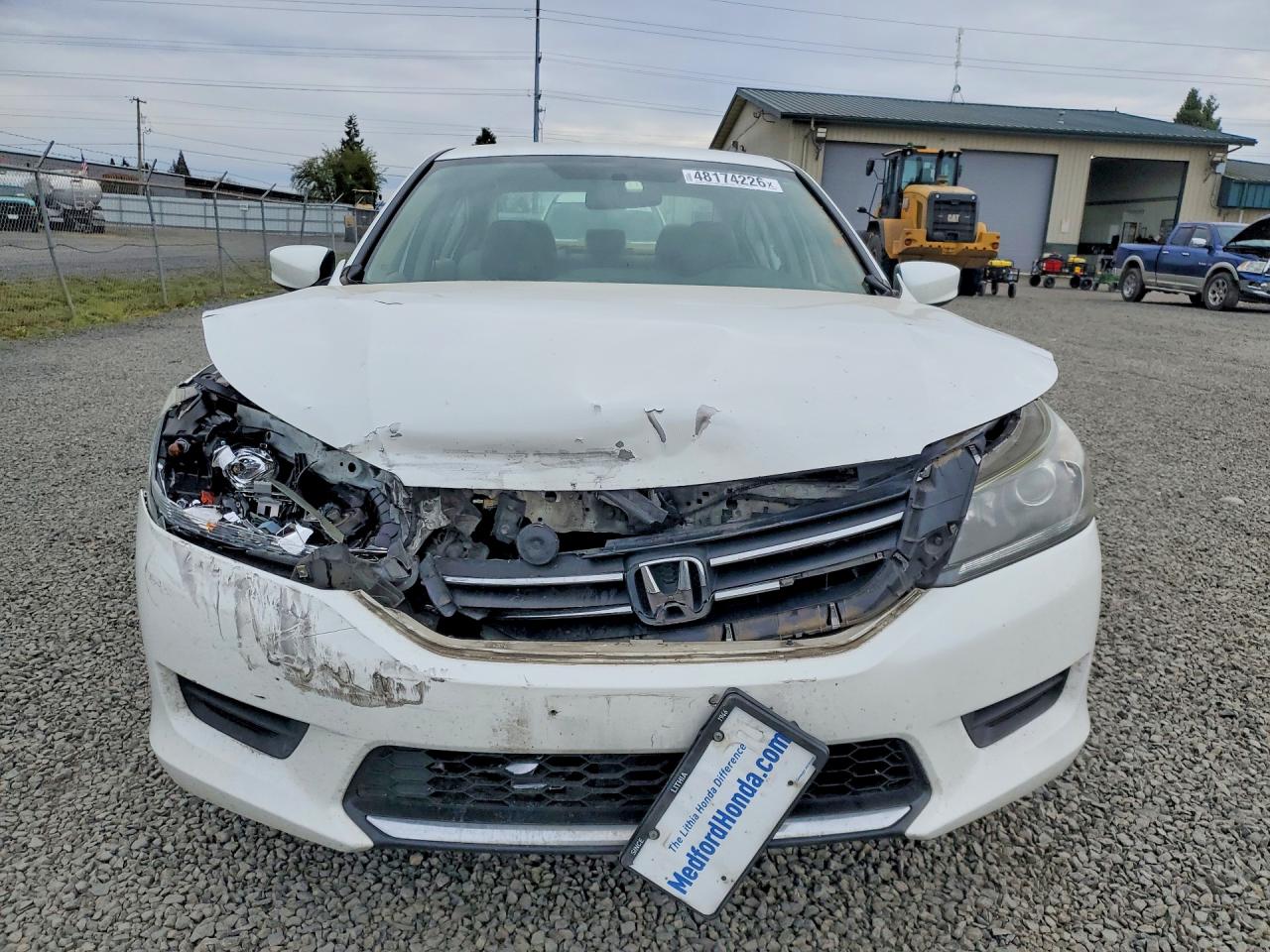 2015 Honda Accord Lx White vin: 1HGCR2F31FA216394