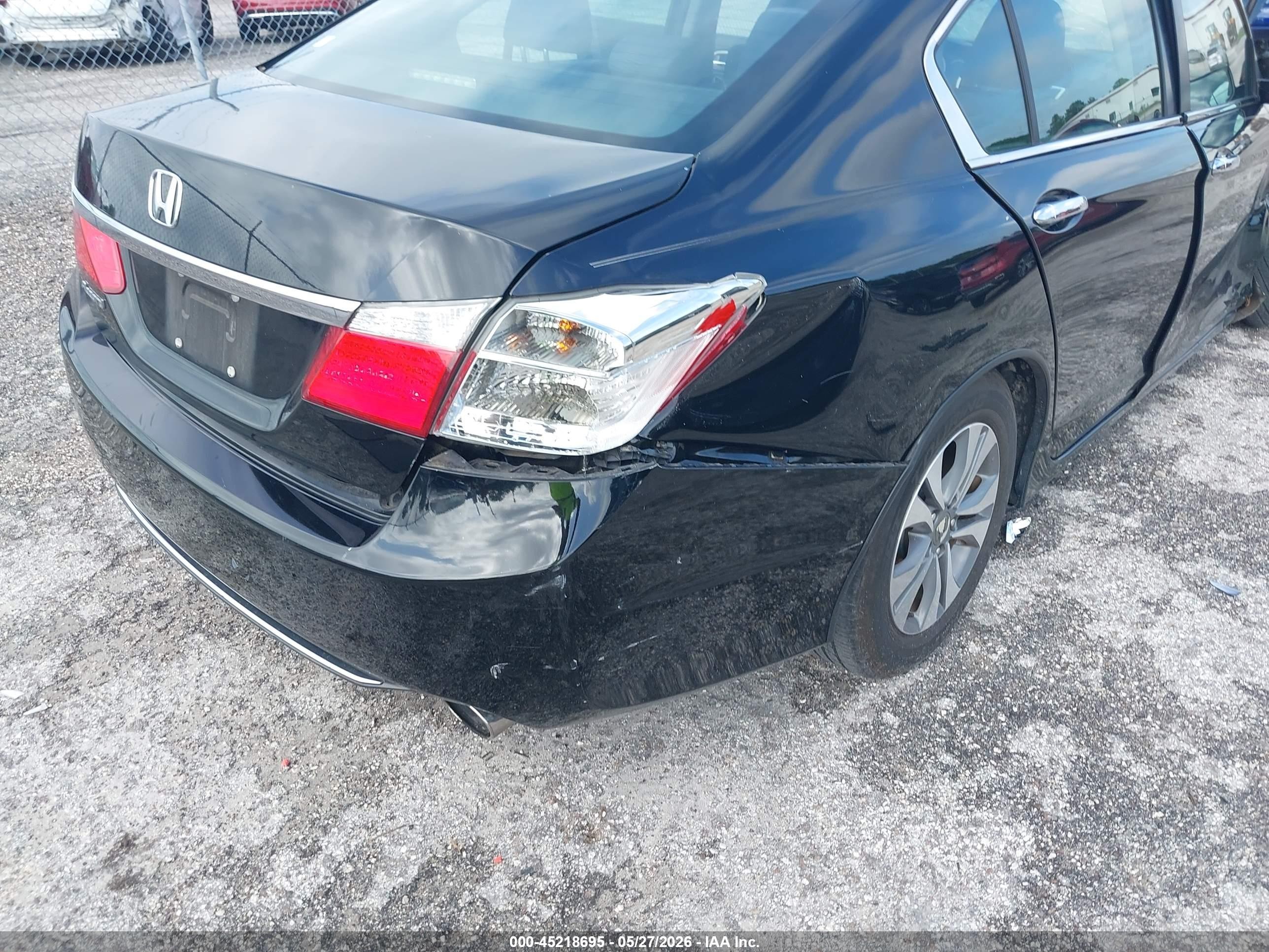 2015 Honda Accord Lx Black vin: 1HGCR2F31FA228075