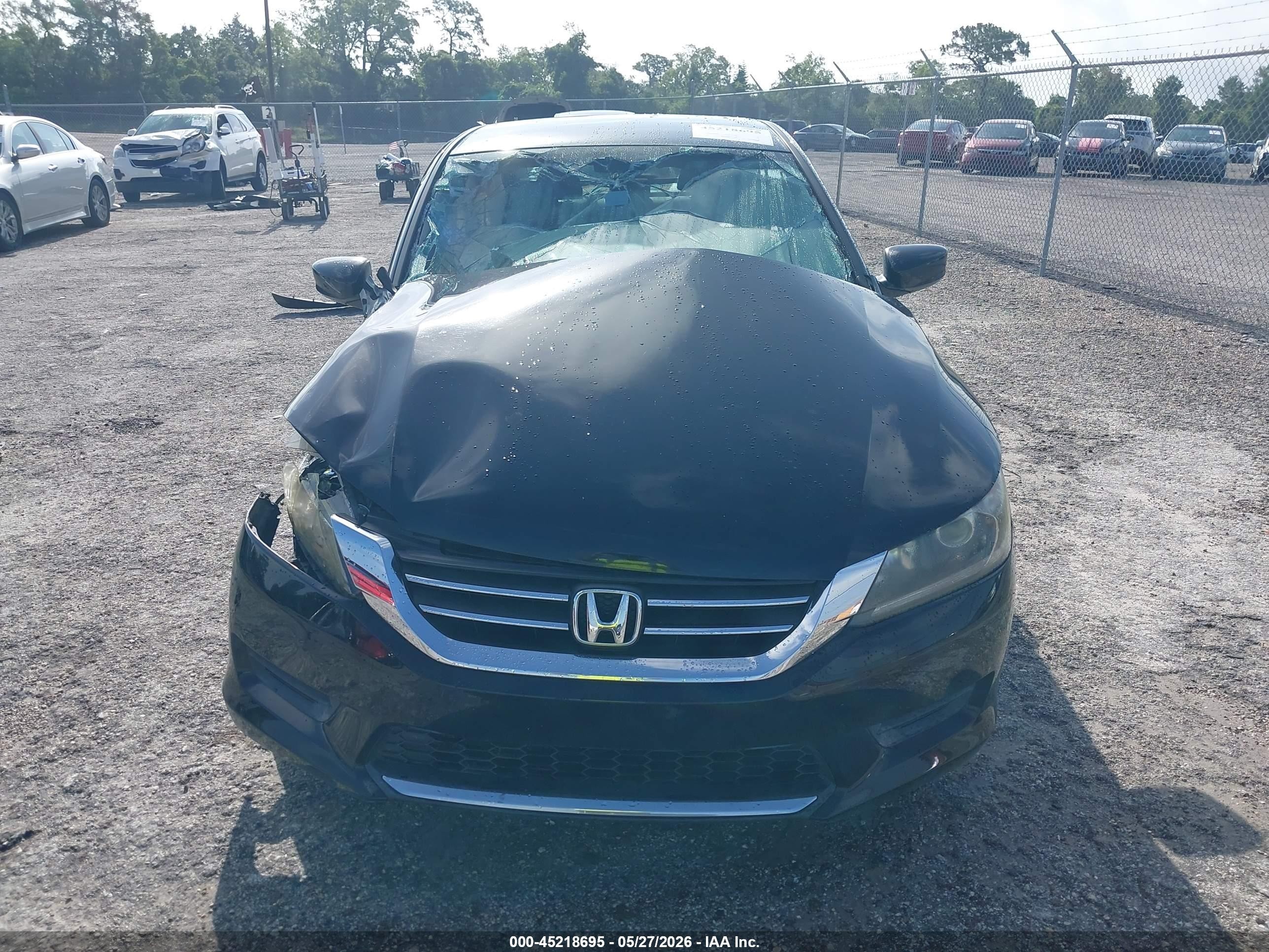 2015 Honda Accord Lx Black vin: 1HGCR2F31FA228075
