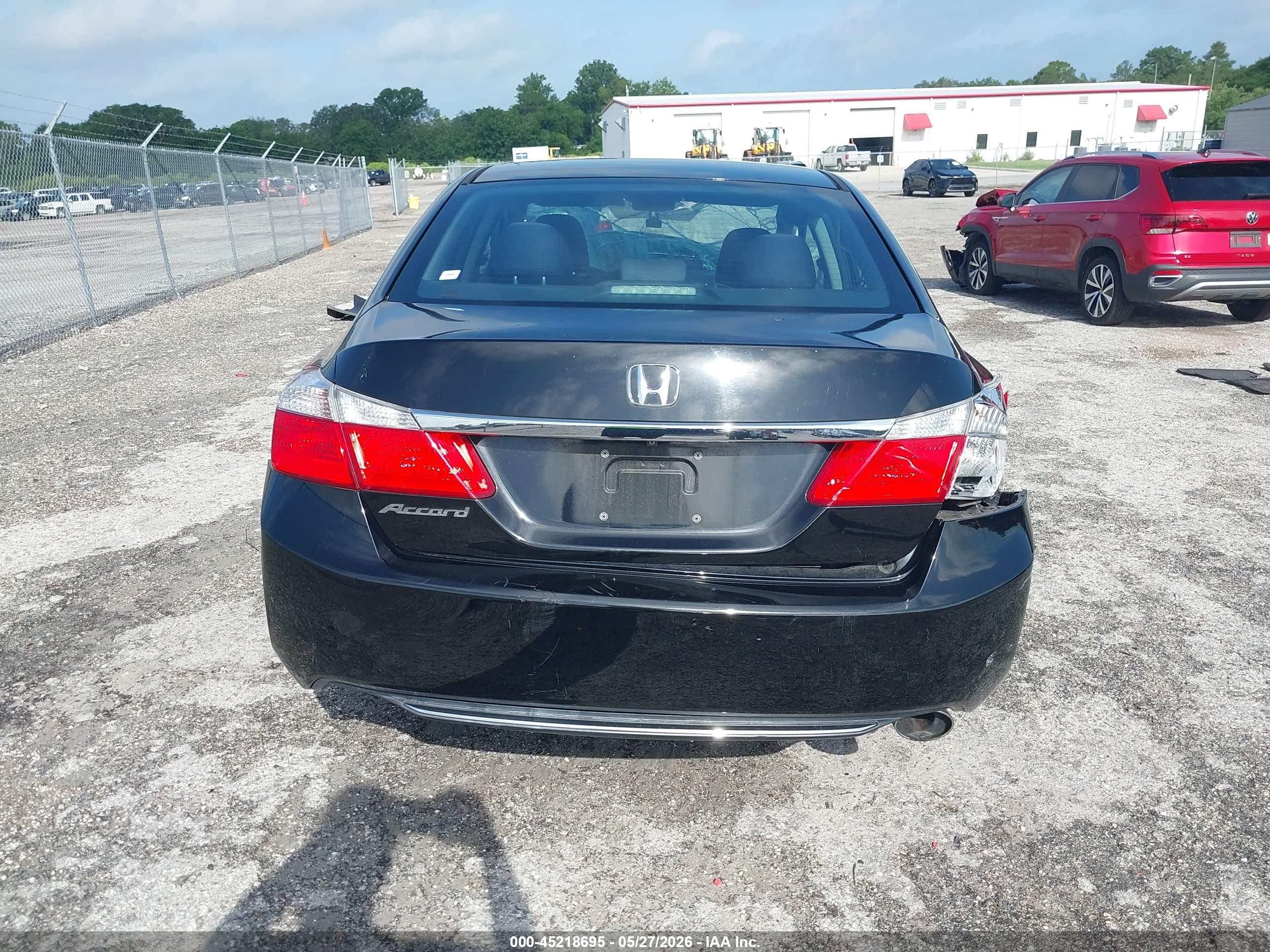 2015 Honda Accord Lx Black vin: 1HGCR2F31FA228075