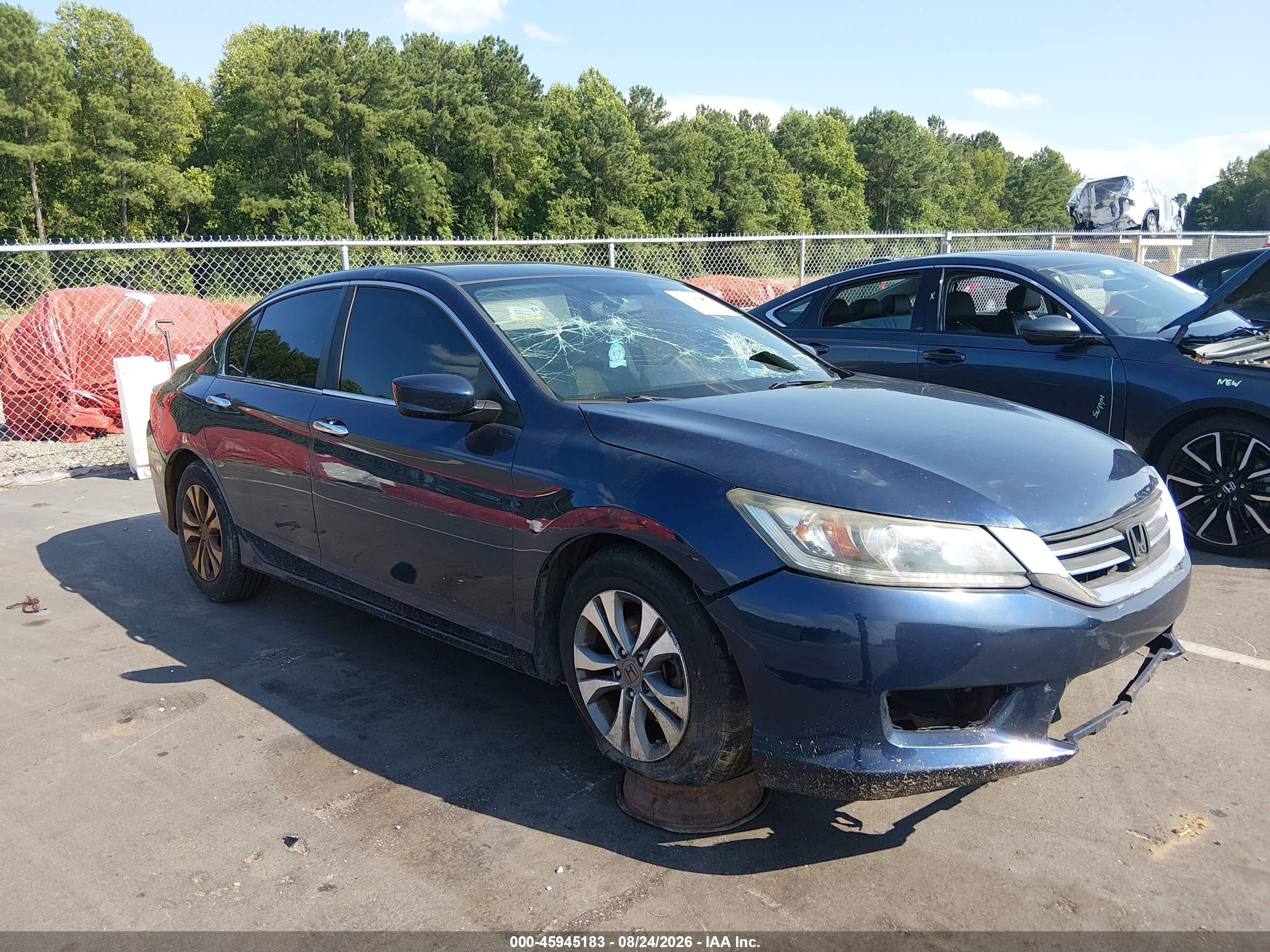 2015 Honda Accord Lx Dark Blue vin: 1HGCR2F31FA232353