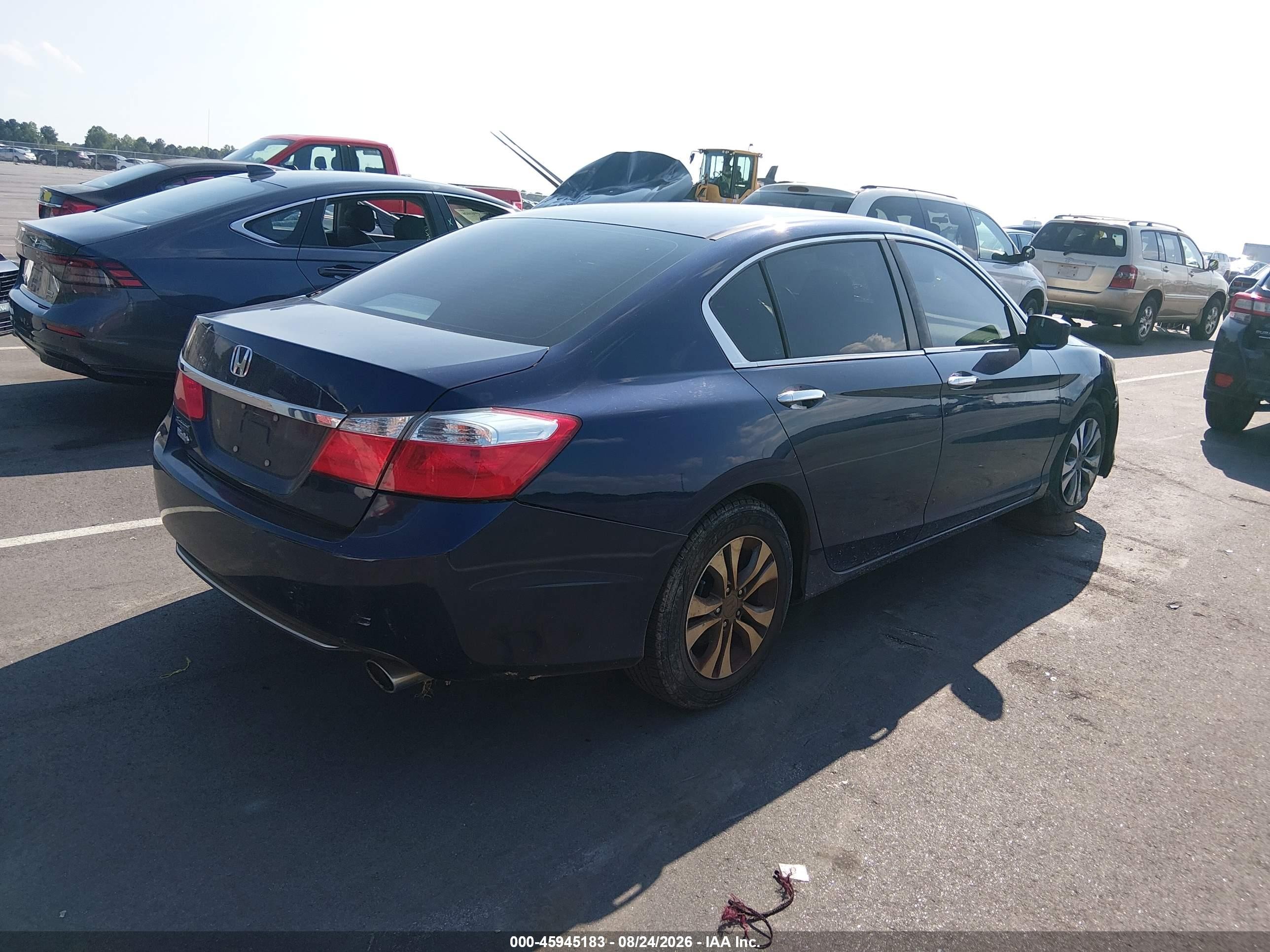 2015 Honda Accord Lx Dark Blue vin: 1HGCR2F31FA232353