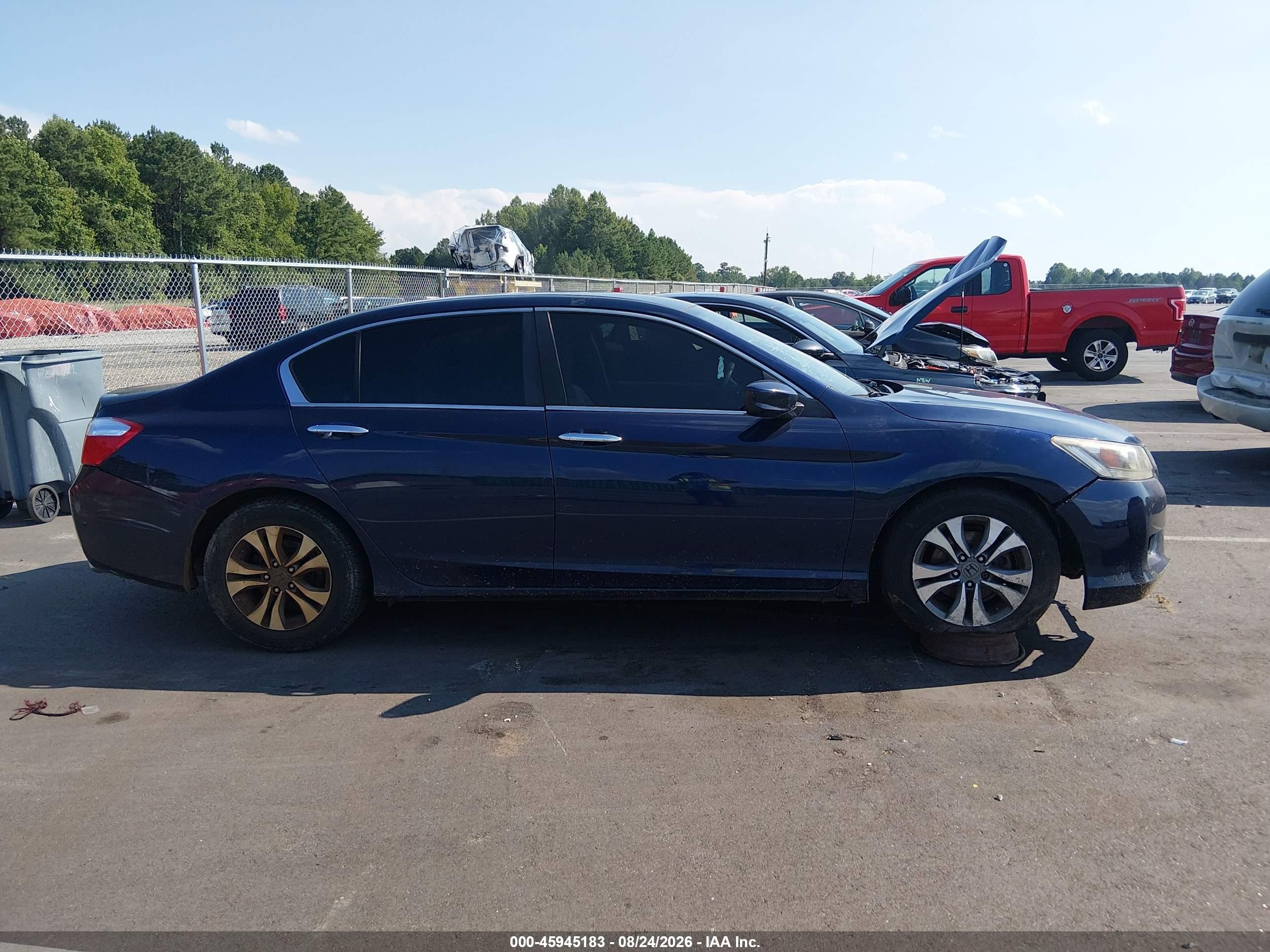 2015 Honda Accord Lx Dark Blue vin: 1HGCR2F31FA232353