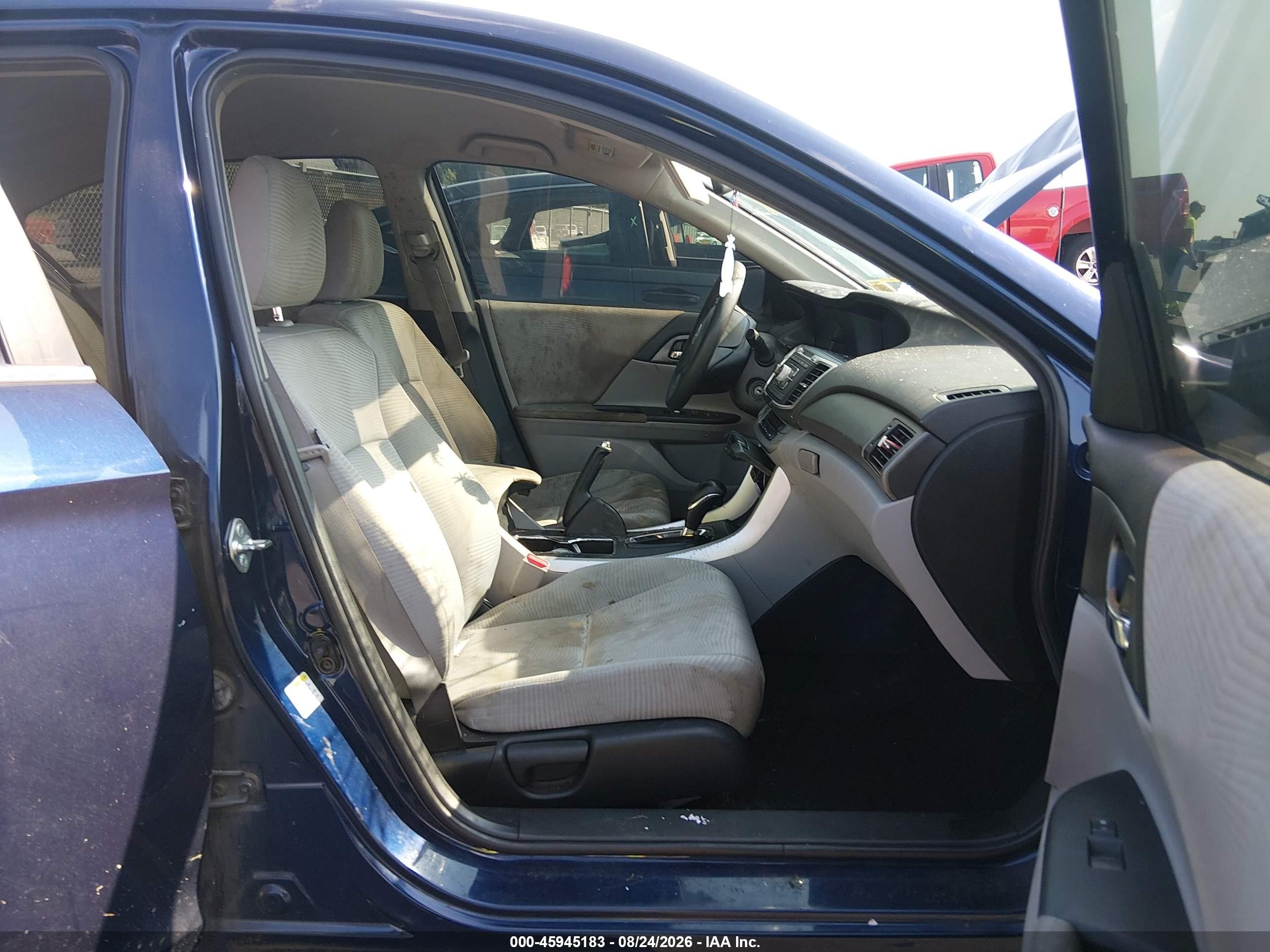 2015 Honda Accord Lx Dark Blue vin: 1HGCR2F31FA232353