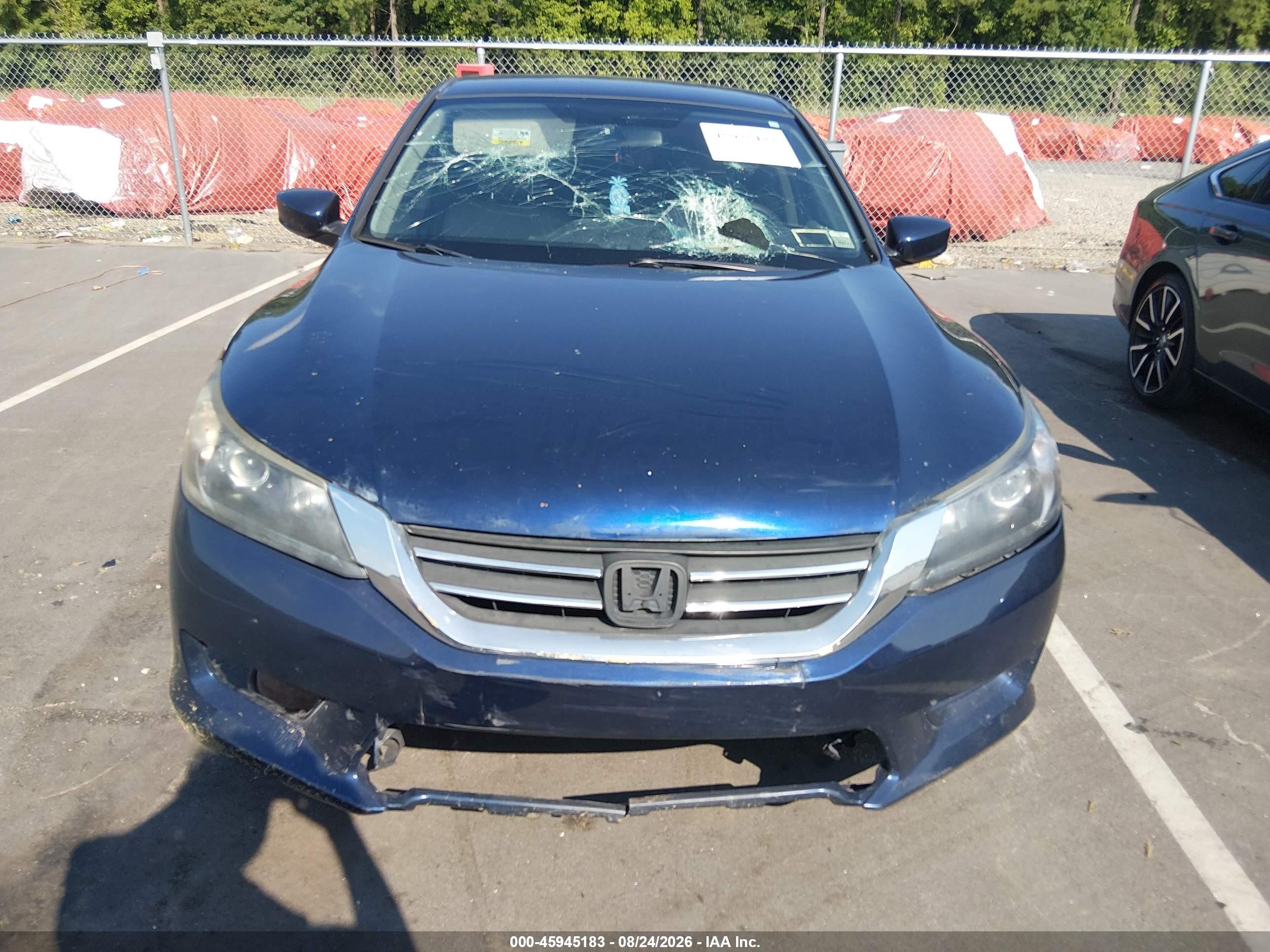 2015 Honda Accord Lx Dark Blue vin: 1HGCR2F31FA232353