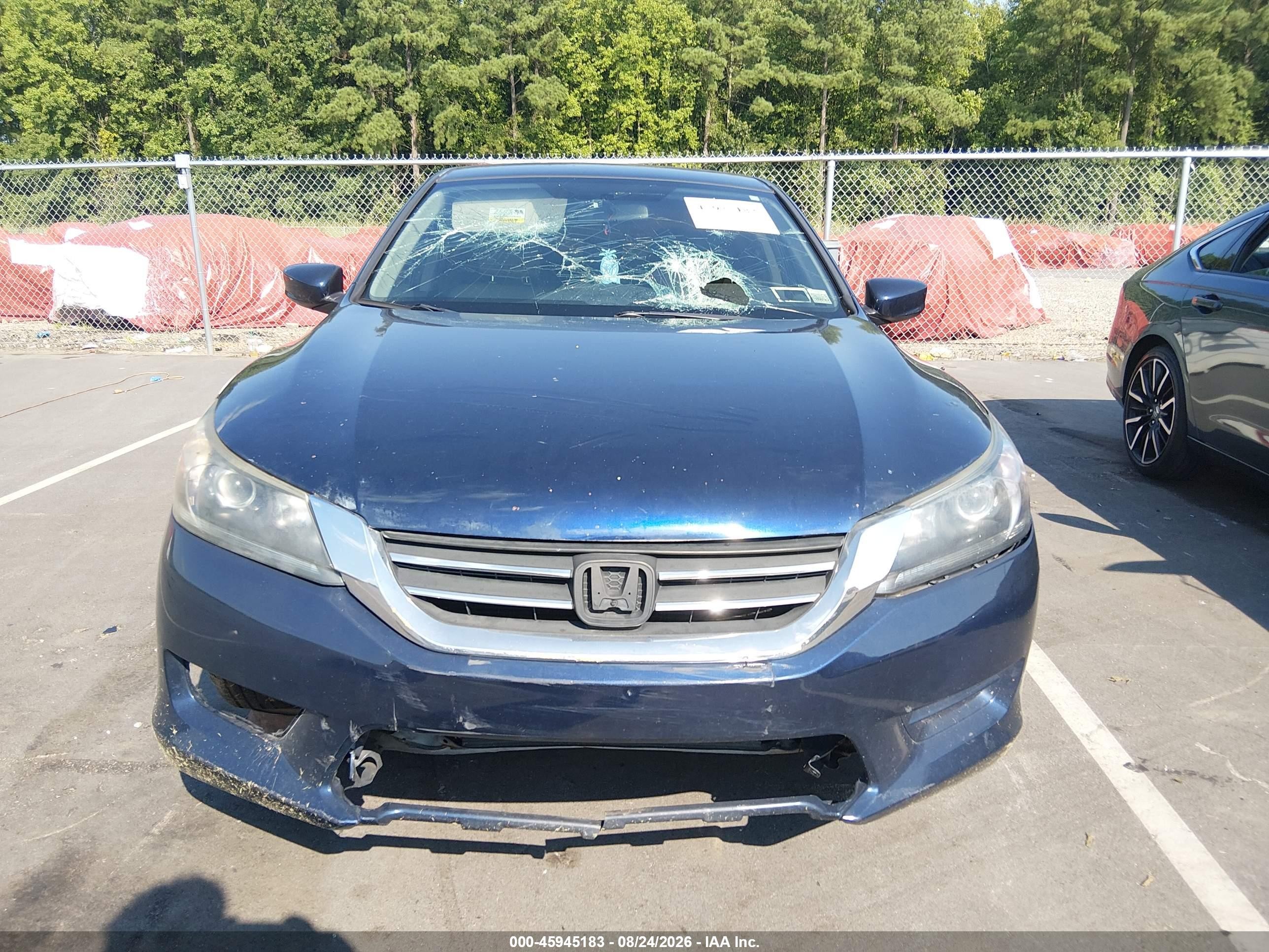 2015 Honda Accord Lx Dark Blue vin: 1HGCR2F31FA232353