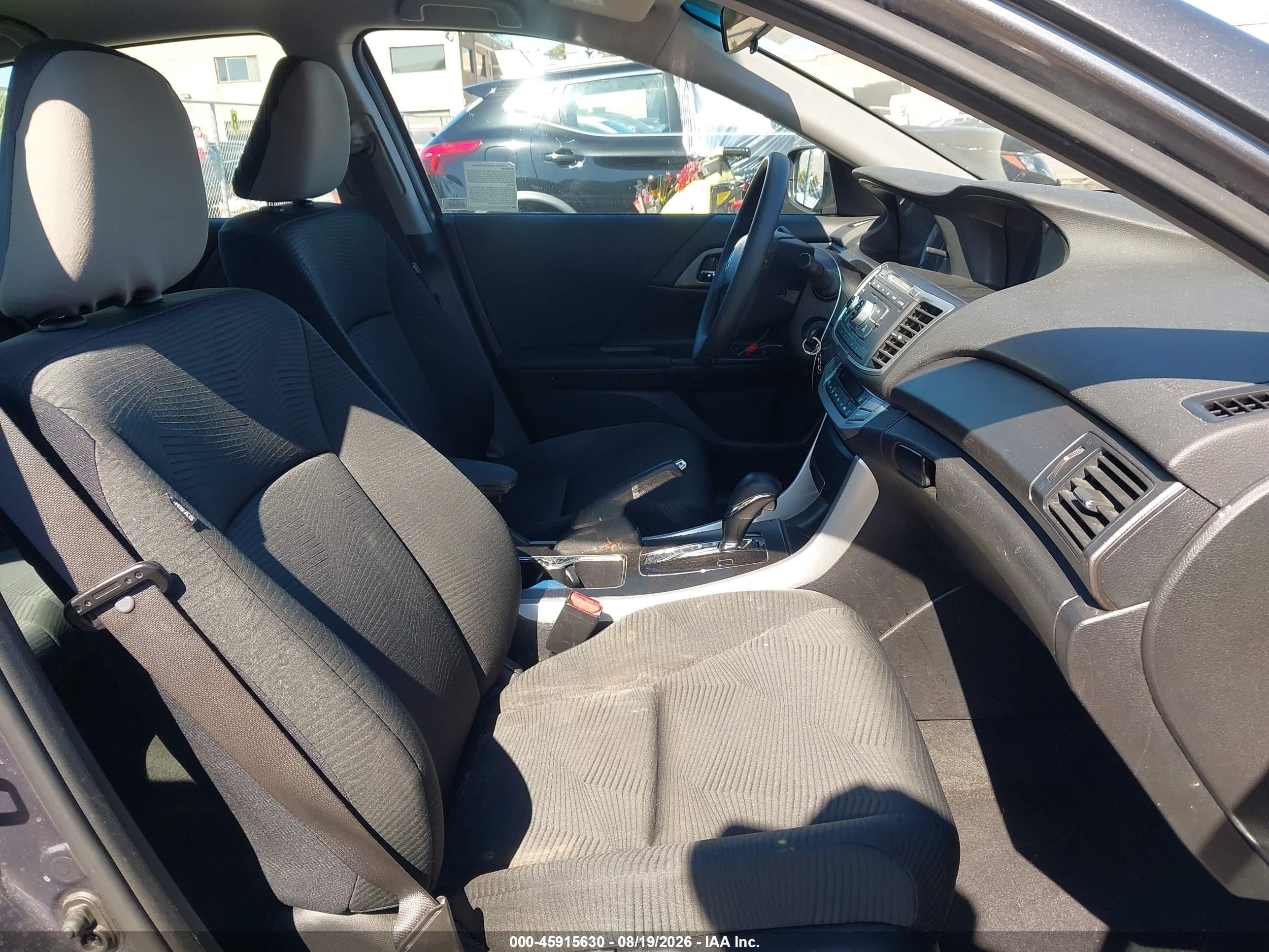 2015 Honda Accord Lx Gray vin: 1HGCR2F31FA235902