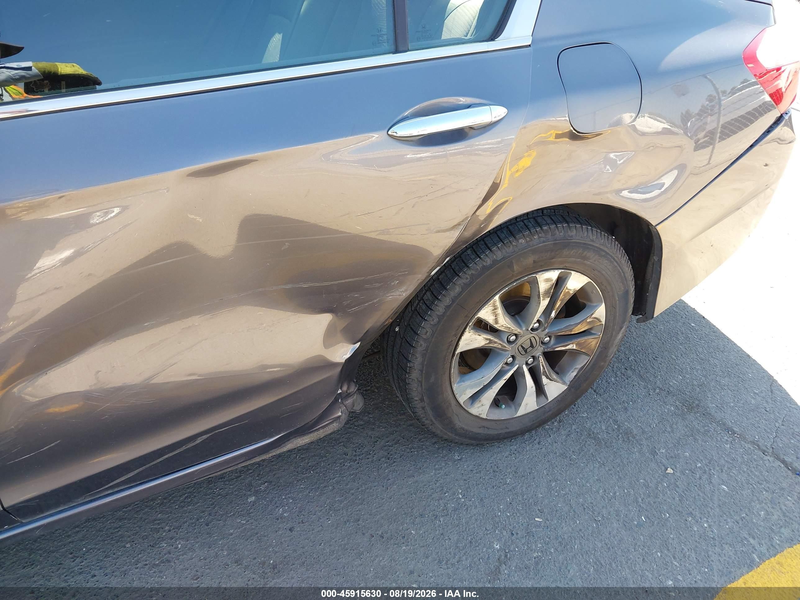 2015 Honda Accord Lx Gray vin: 1HGCR2F31FA235902