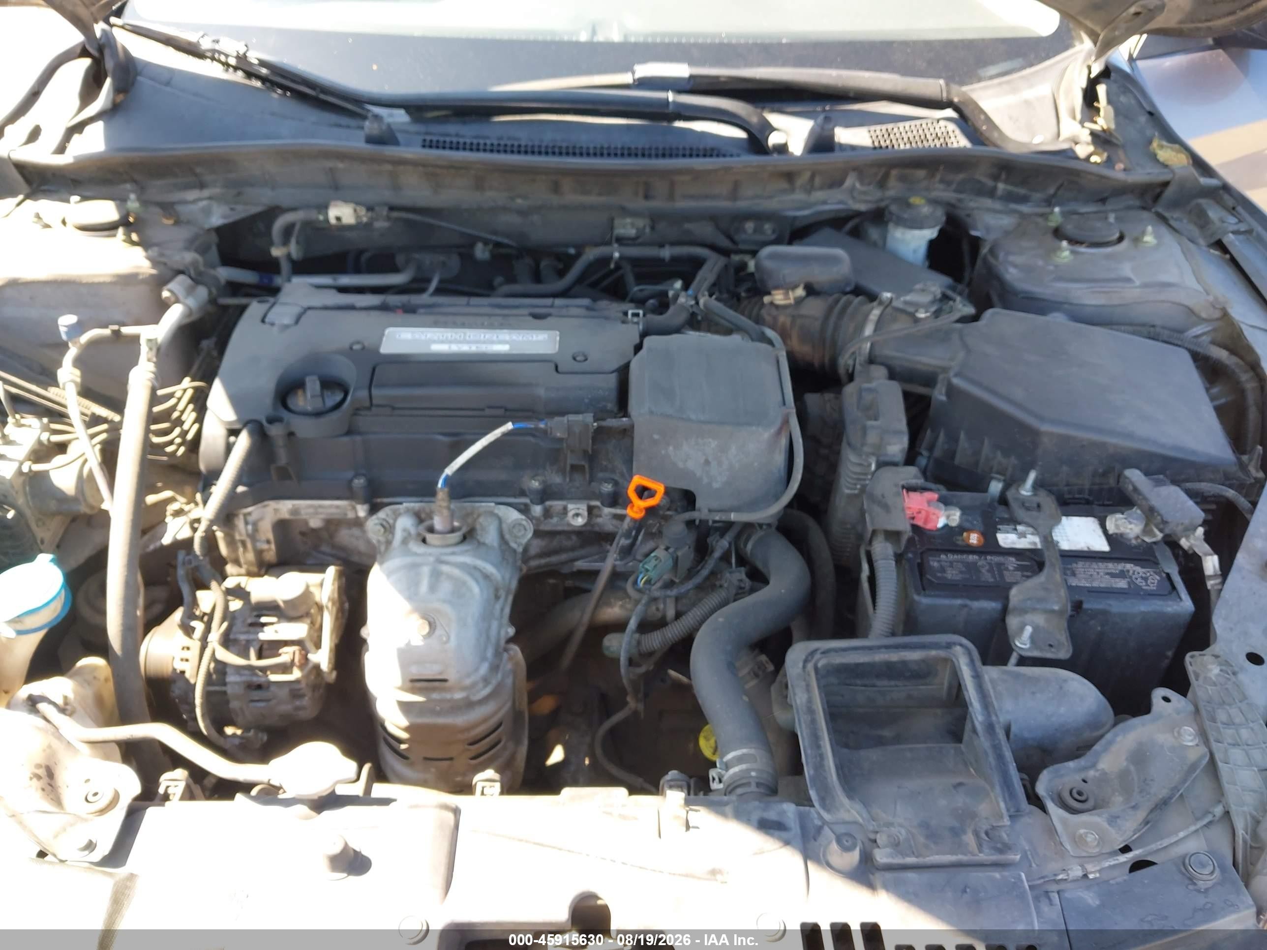 2015 Honda Accord Lx Gray vin: 1HGCR2F31FA235902