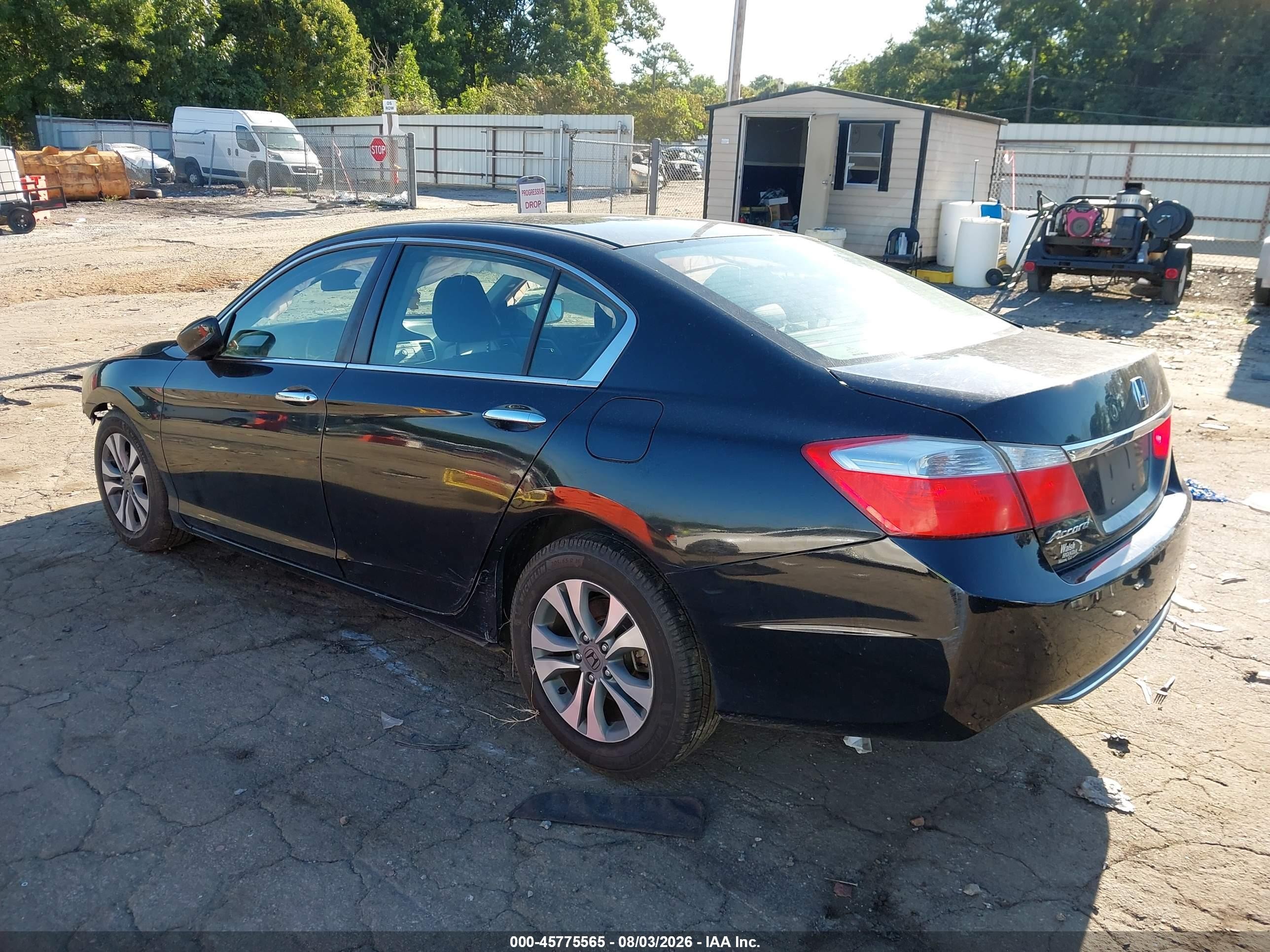 2015 Honda Accord Lx Black vin: 1HGCR2F31FA236046