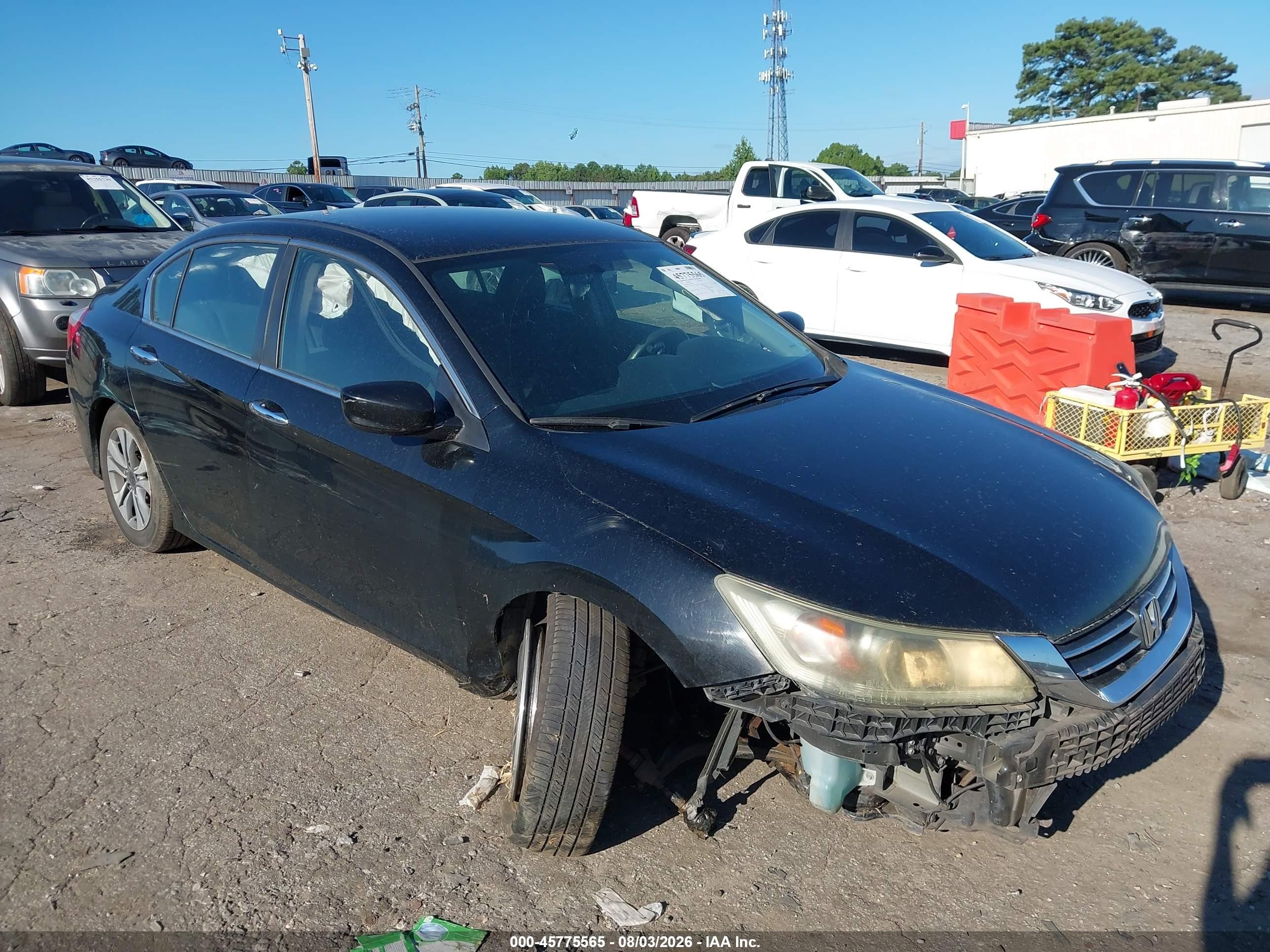 2015 Honda Accord Lx Black vin: 1HGCR2F31FA236046