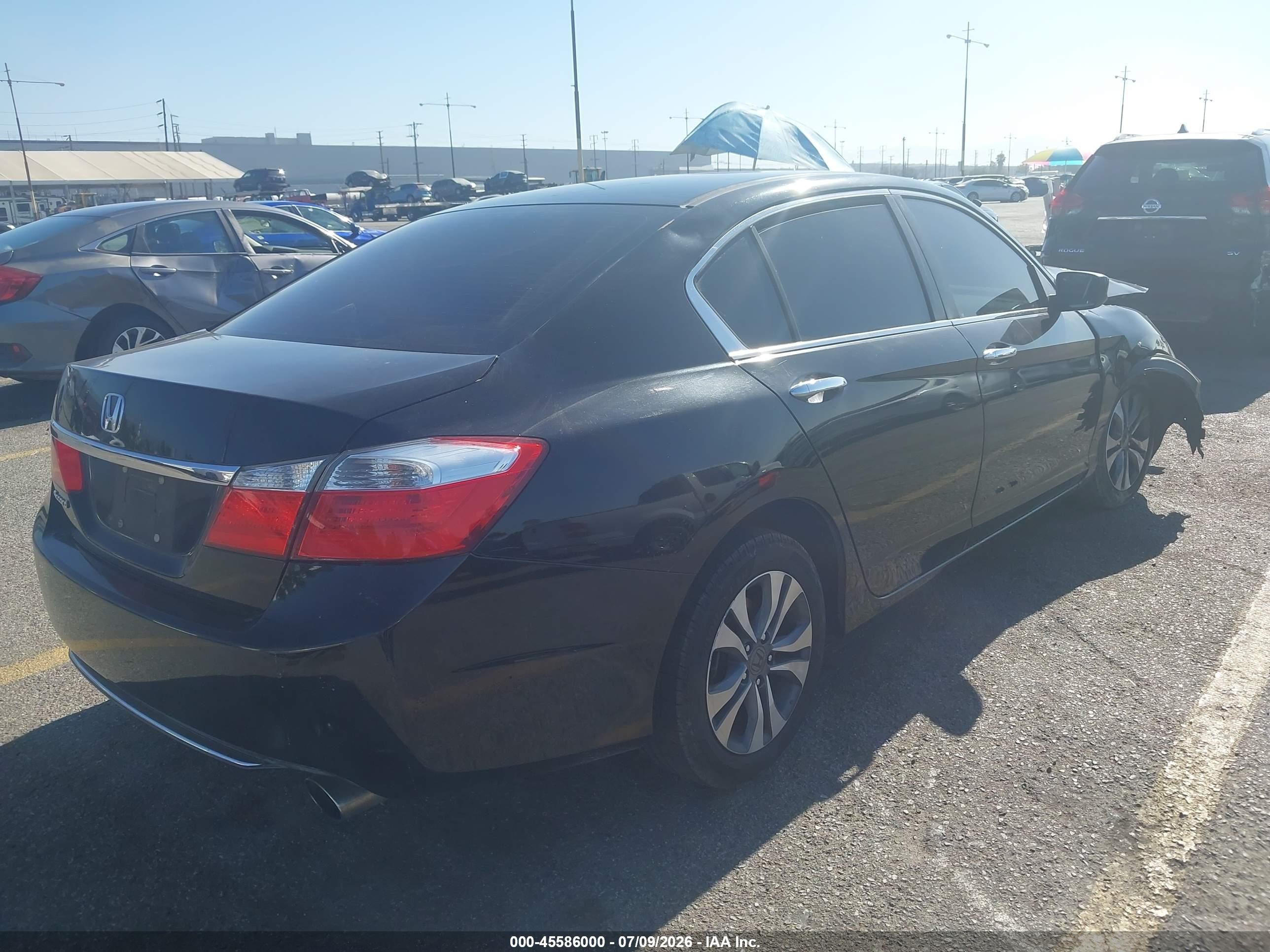 2015 Honda Accord Lx Black vin: 1HGCR2F31FA242512