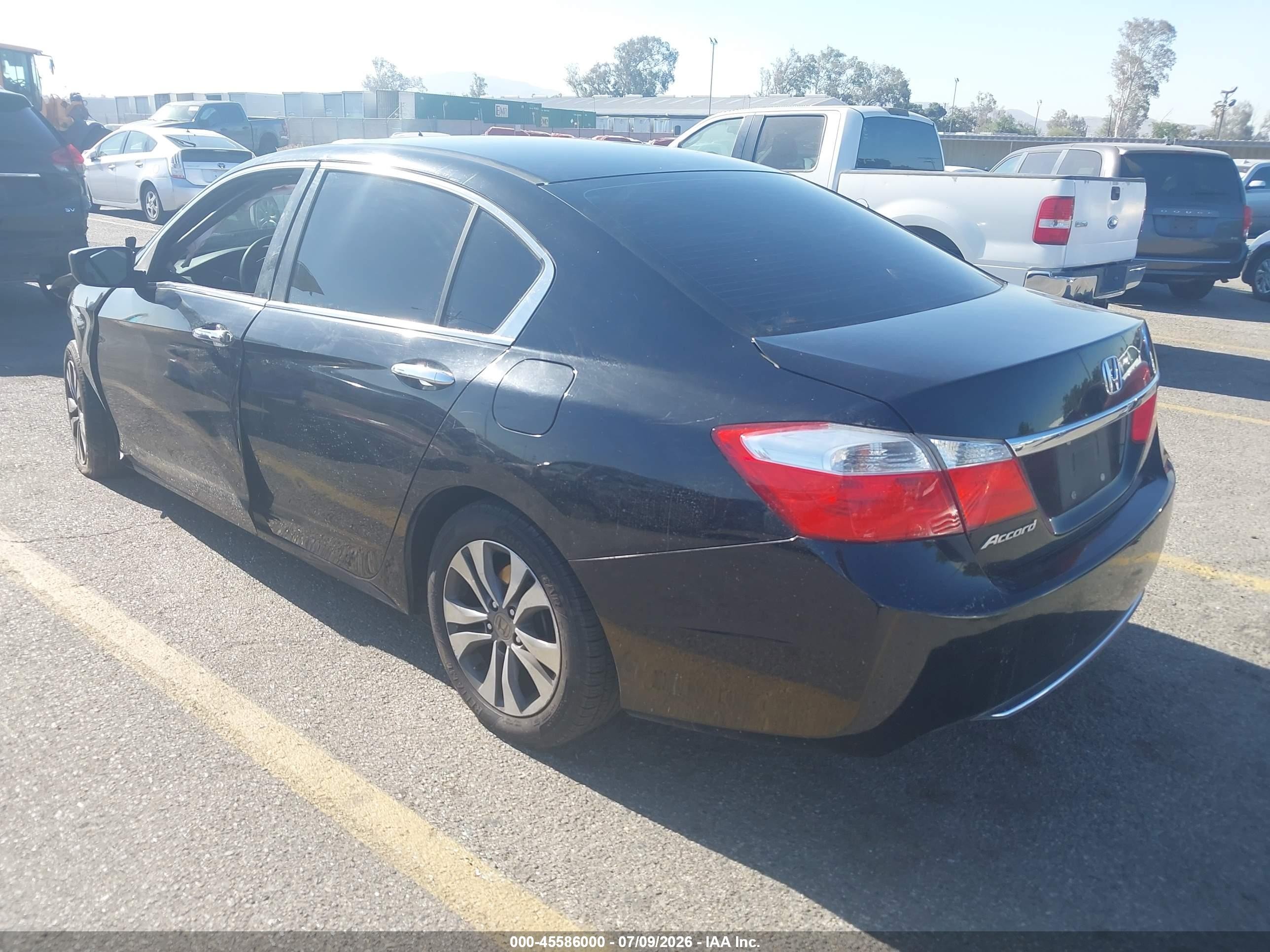 2015 Honda Accord Lx Black vin: 1HGCR2F31FA242512