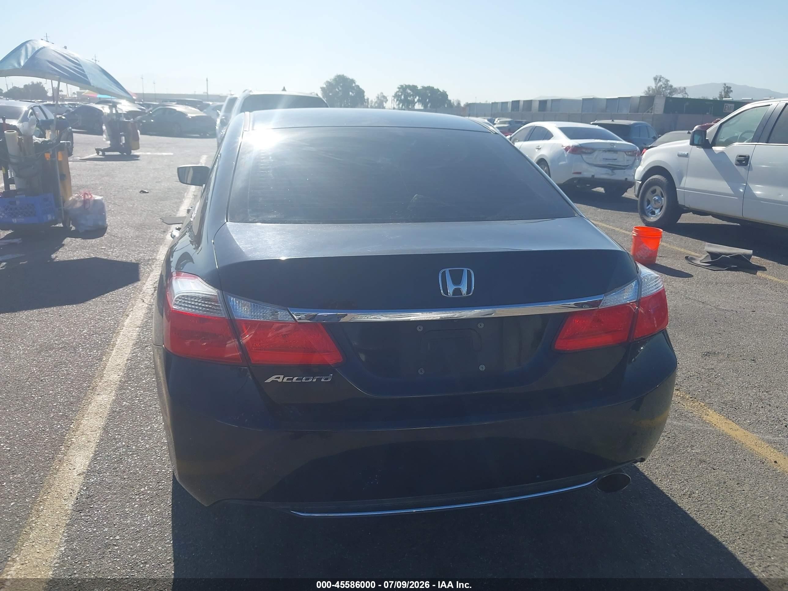 2015 Honda Accord Lx Black vin: 1HGCR2F31FA242512
