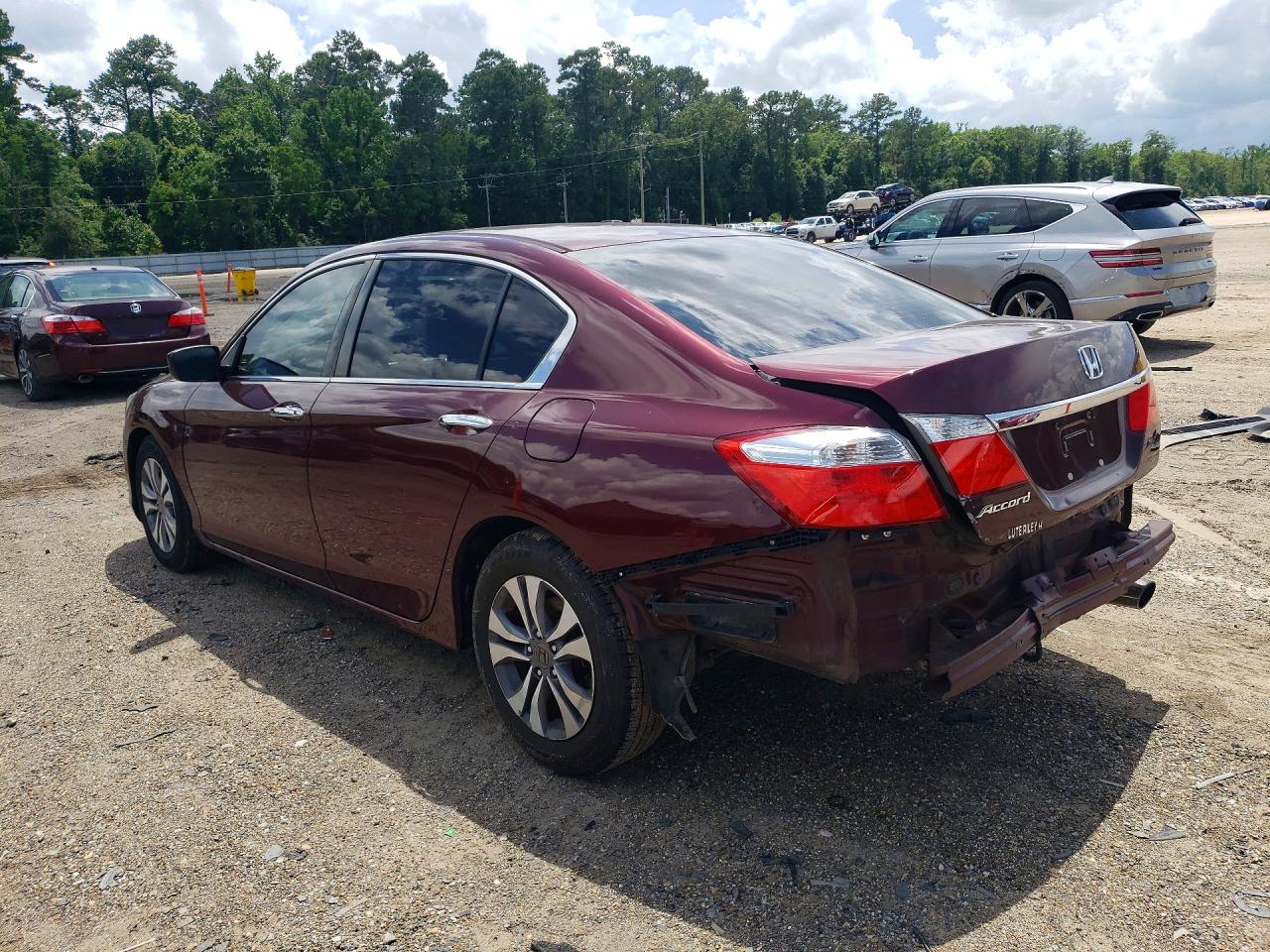 2015 Honda Accord Lx Maroon vin: 1HGCR2F31FA246060