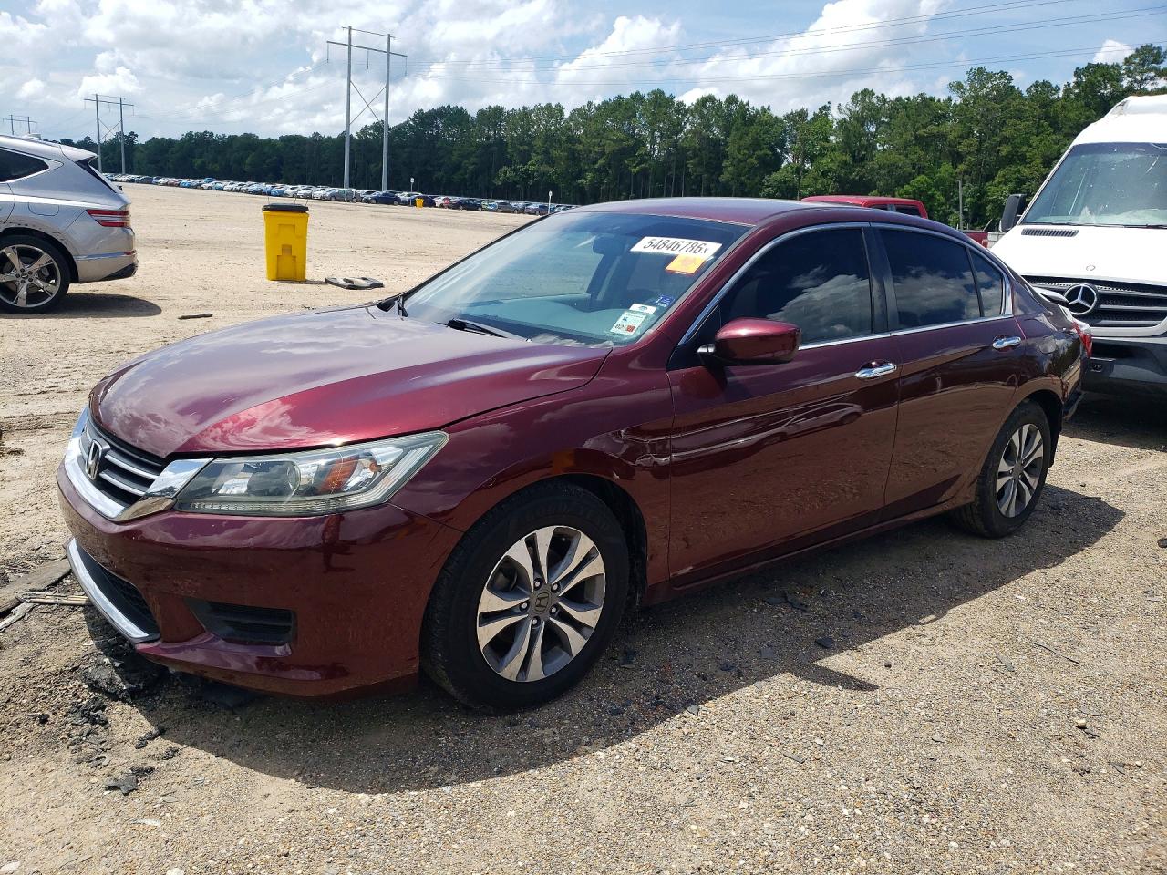 2015 Honda Accord Lx Темно-бордовый vin: 1HGCR2F31FA246060