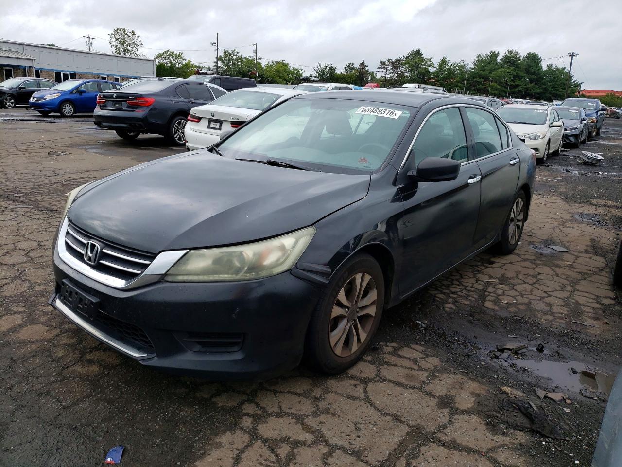 2015 Honda Accord Lx Black vin: 1HGCR2F31FA250044