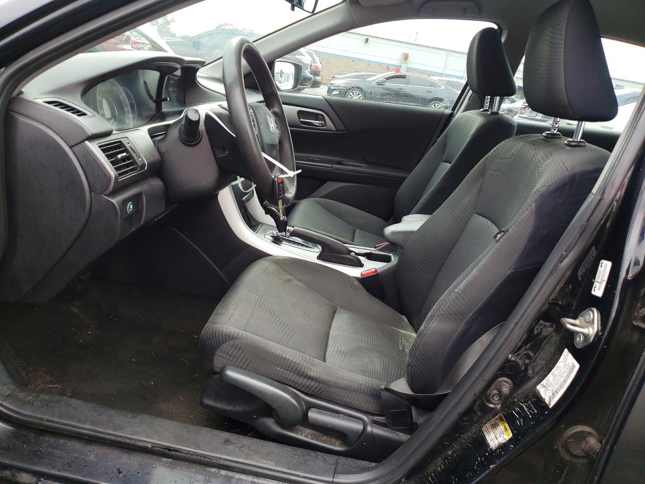 2015 Honda Accord Lx Black vin: 1HGCR2F31FA250044