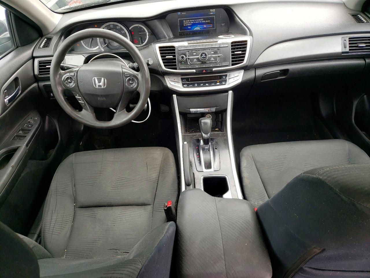 2015 Honda Accord Lx Black vin: 1HGCR2F31FA250044