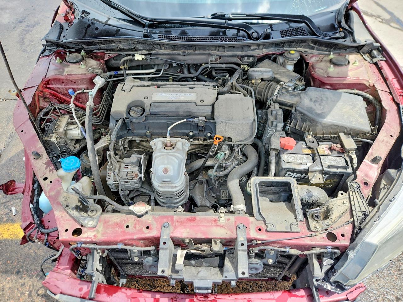 2015 Honda Accord Lx Maroon vin: 1HGCR2F31FA270357