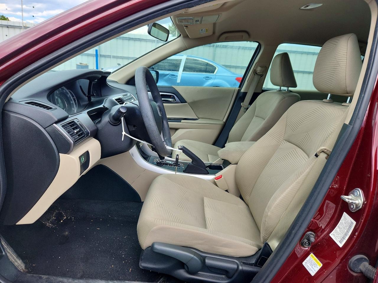 2015 Honda Accord Lx Maroon vin: 1HGCR2F31FA270357