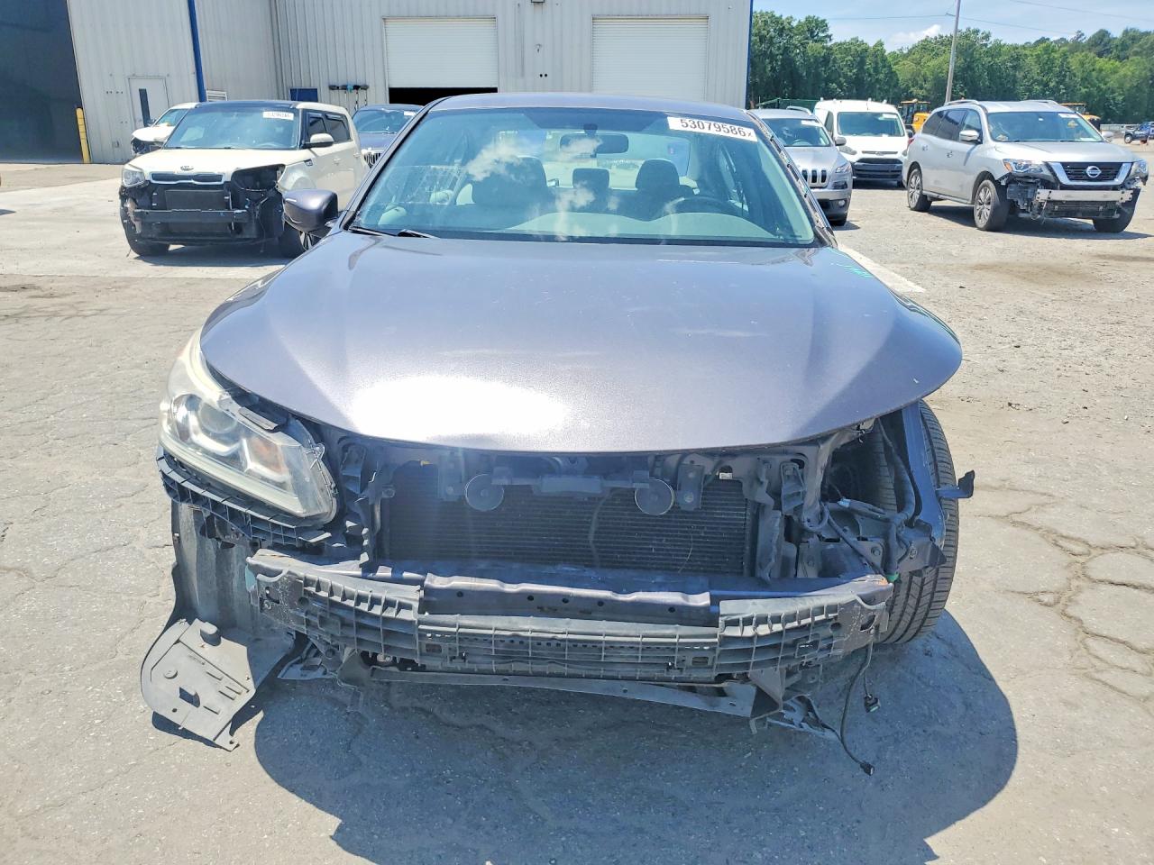 2016 Honda Accord Lx Gray vin: 1HGCR2F31GA053344