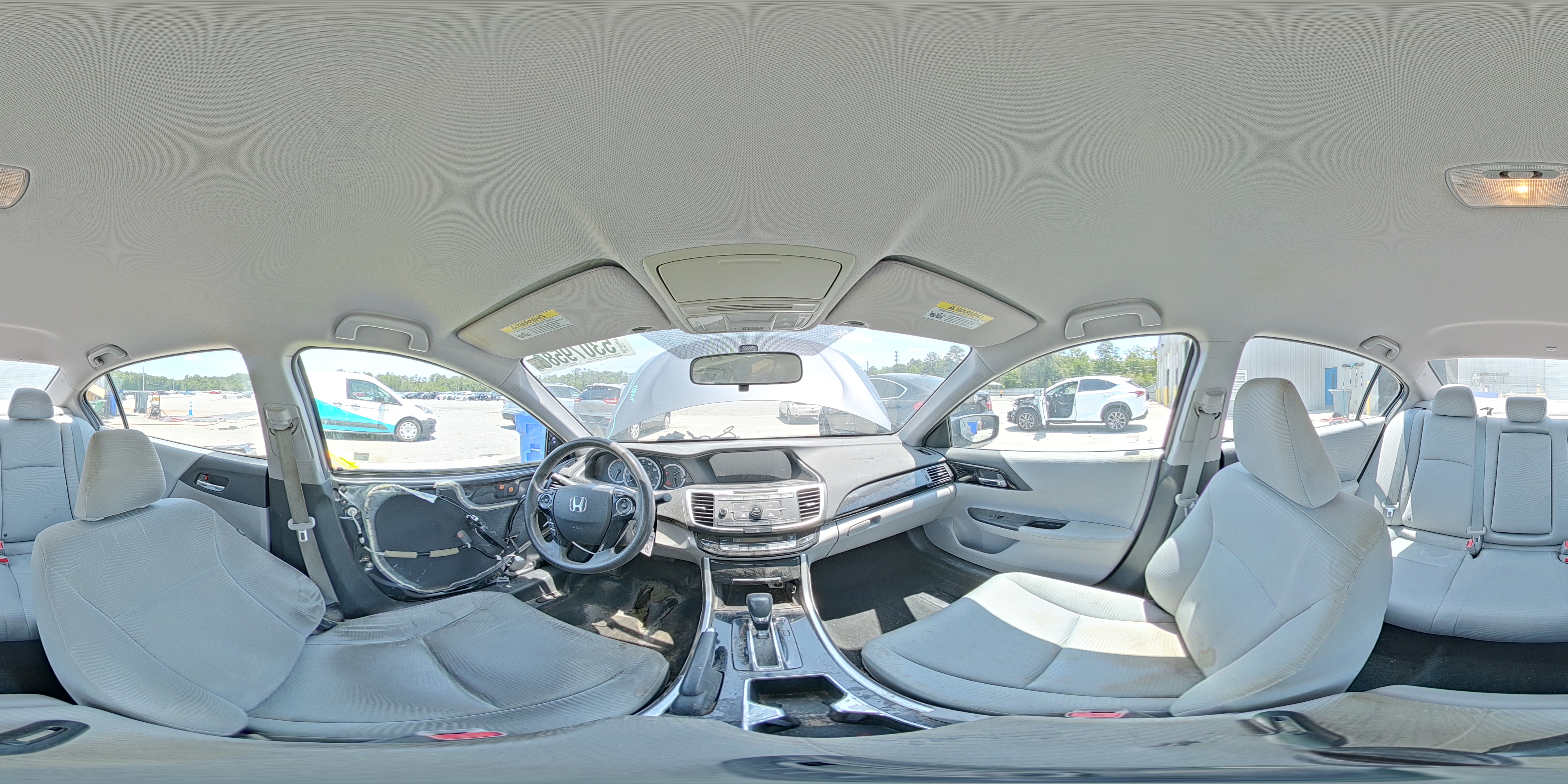 2016 Honda Accord Lx Gray vin: 1HGCR2F31GA053344