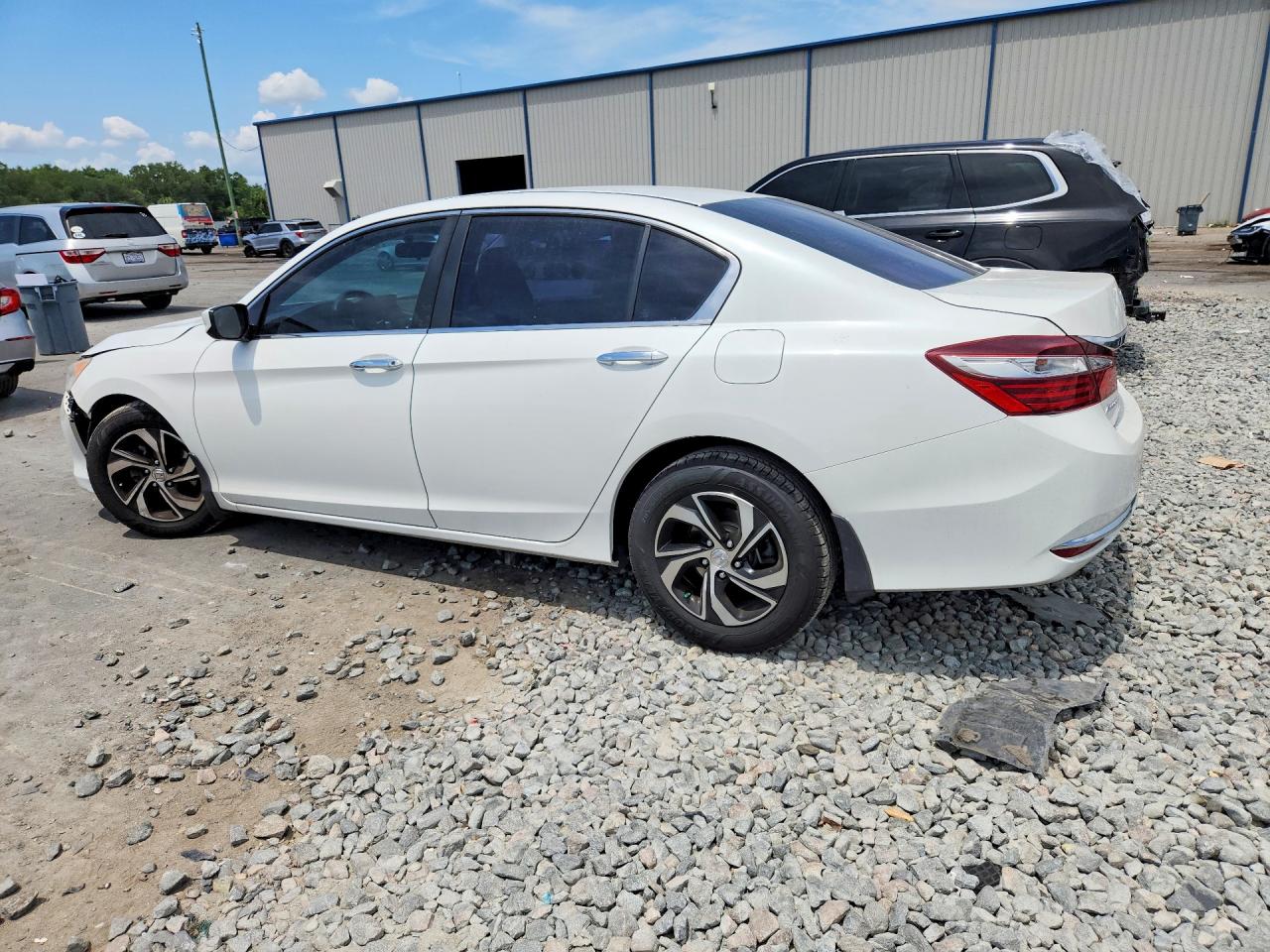2016 Honda Accord Lx White vin: 1HGCR2F31GA079474
