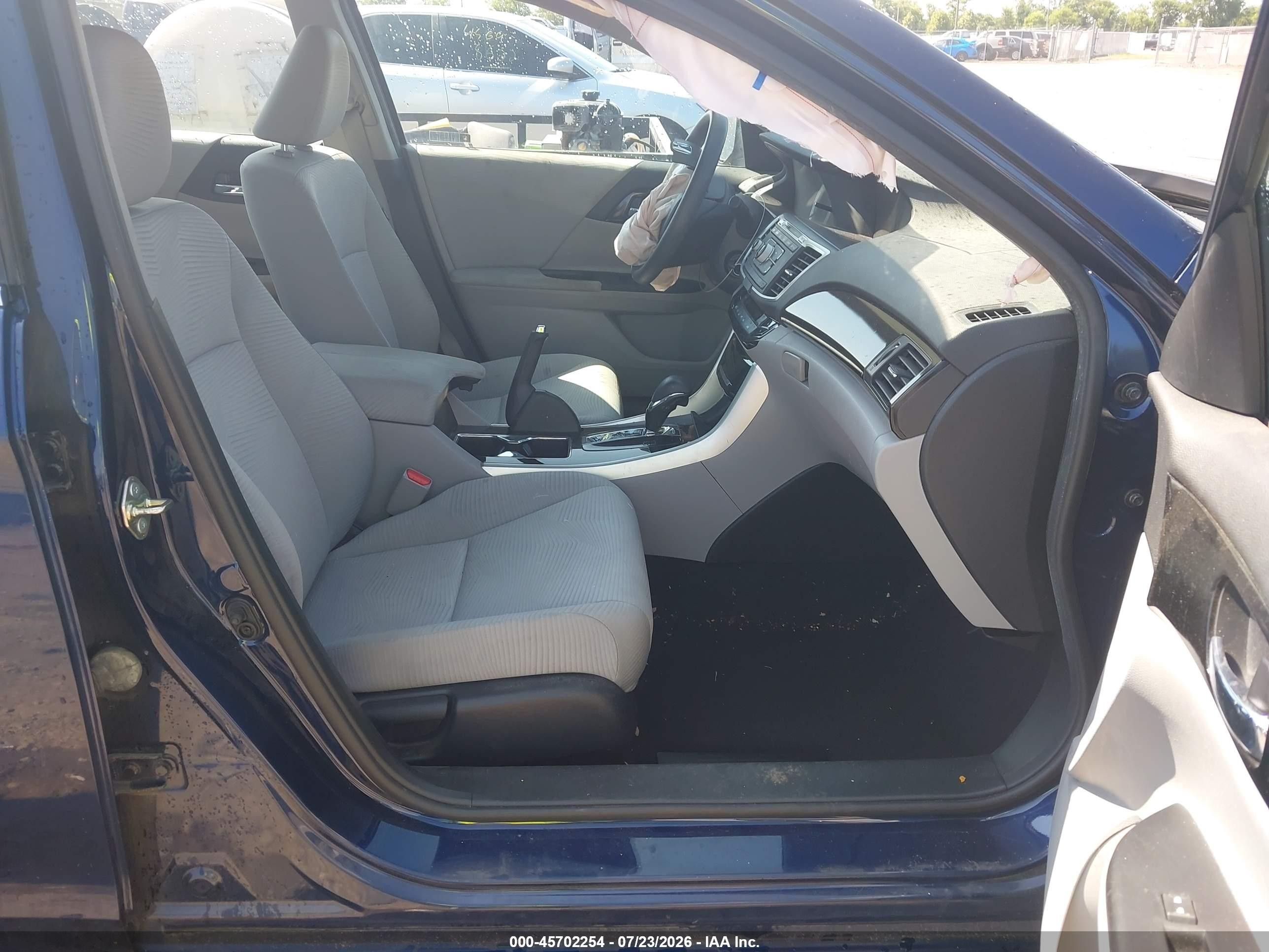2017 Honda Accord Lx Синий vin: 1HGCR2F31HA178006