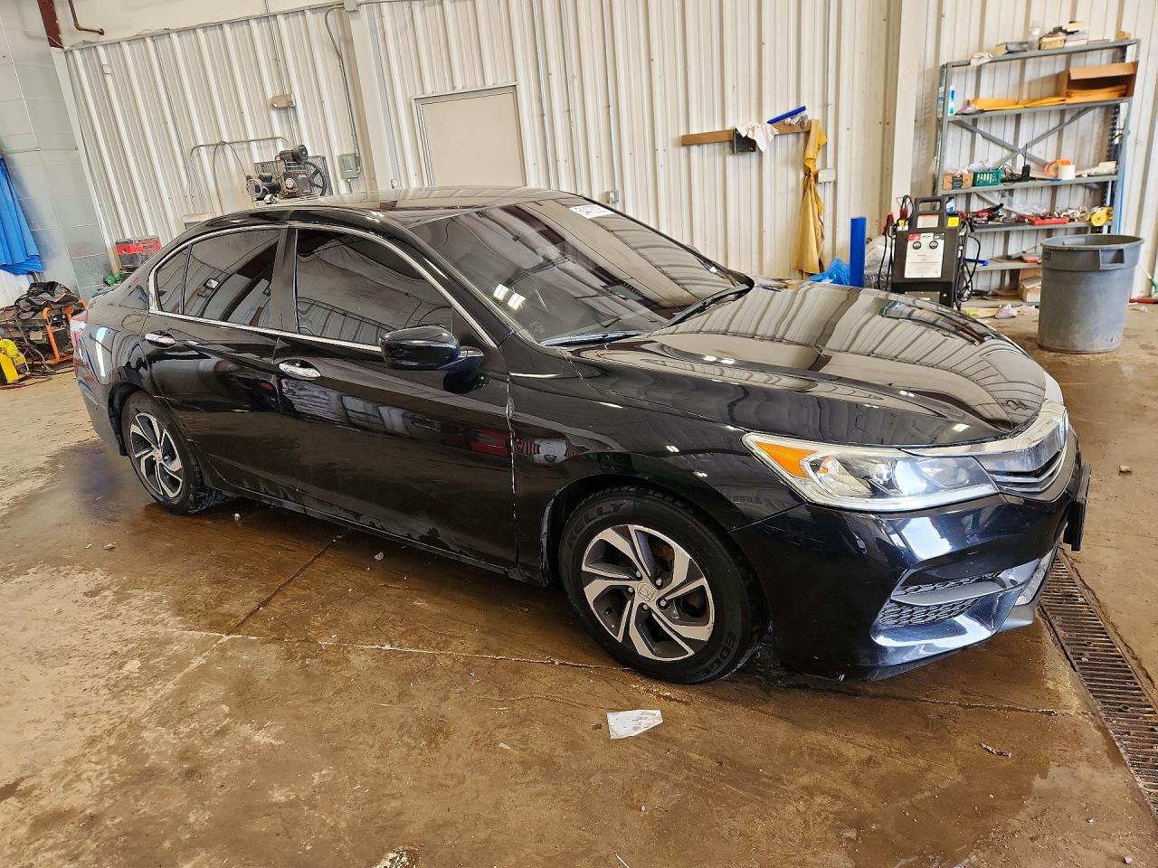 2017 Honda Accord Lx Black vin: 1HGCR2F31HA205141