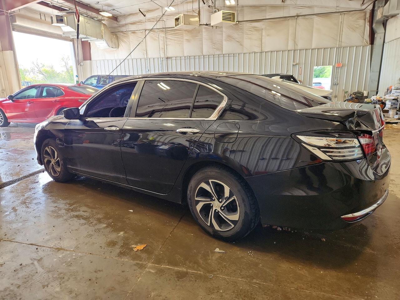 2017 Honda Accord Lx Black vin: 1HGCR2F31HA205141