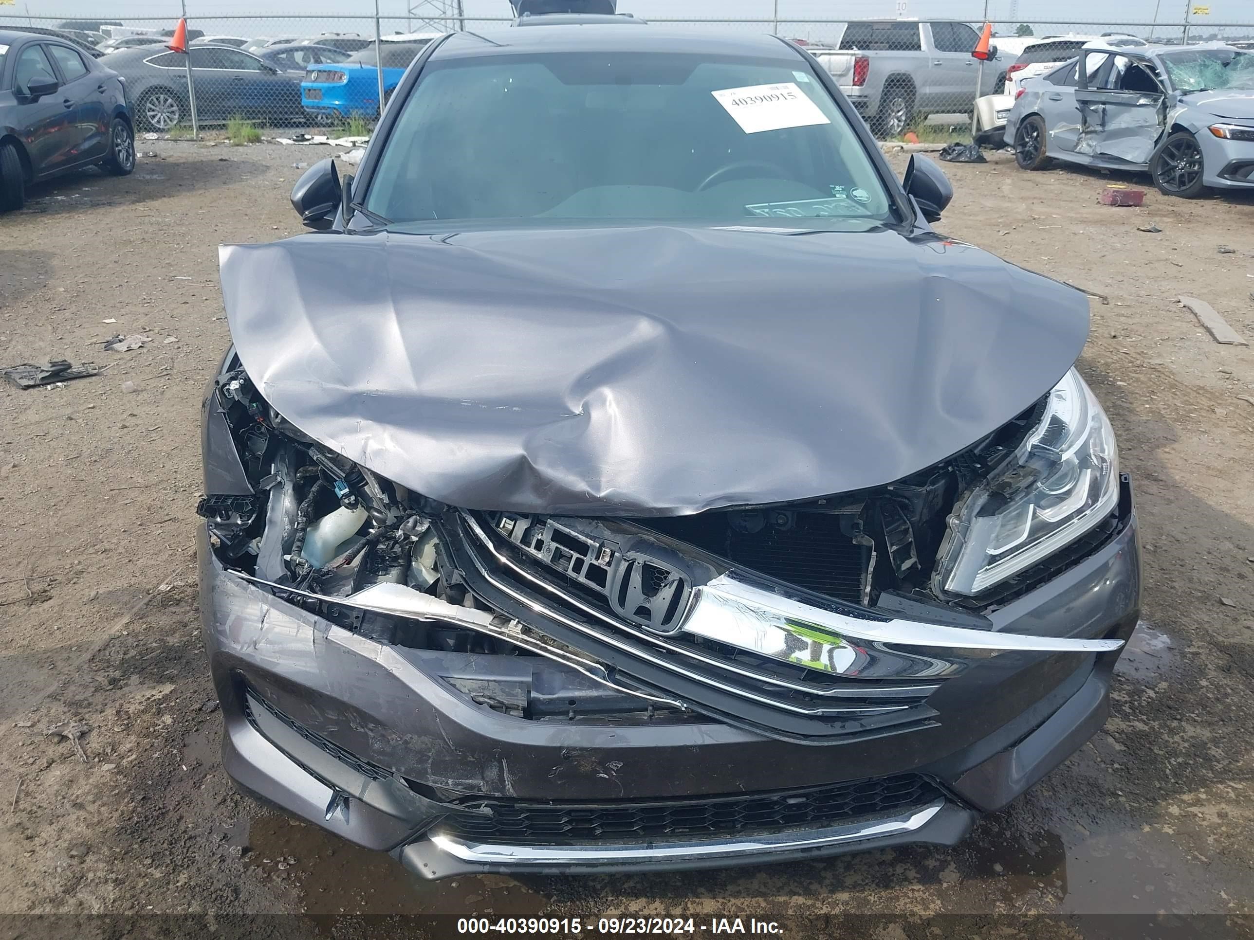 2017 Honda Accord Lx Серый vin: 1HGCR2F31HA283337