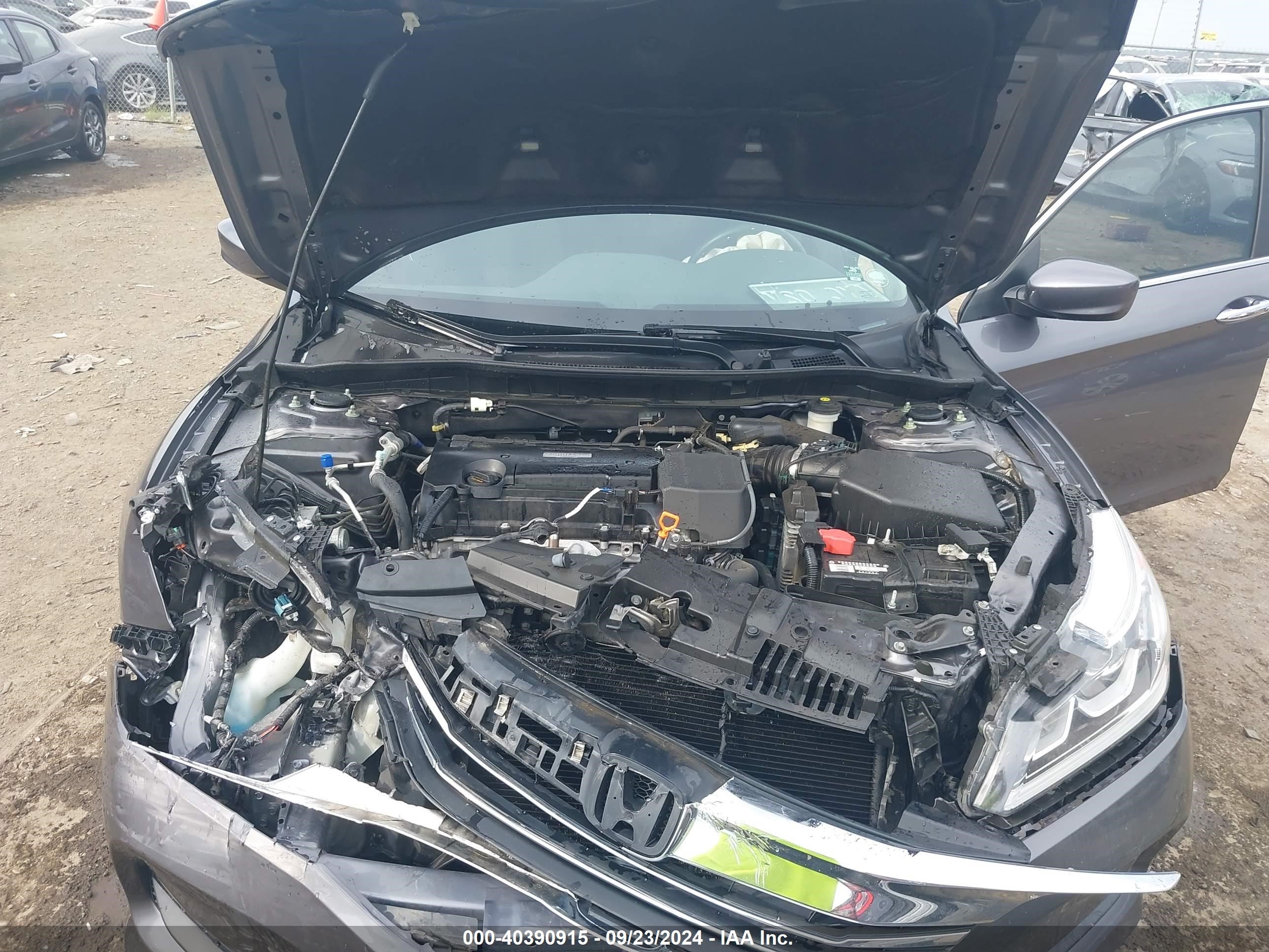 2017 Honda Accord Lx Серый vin: 1HGCR2F31HA283337