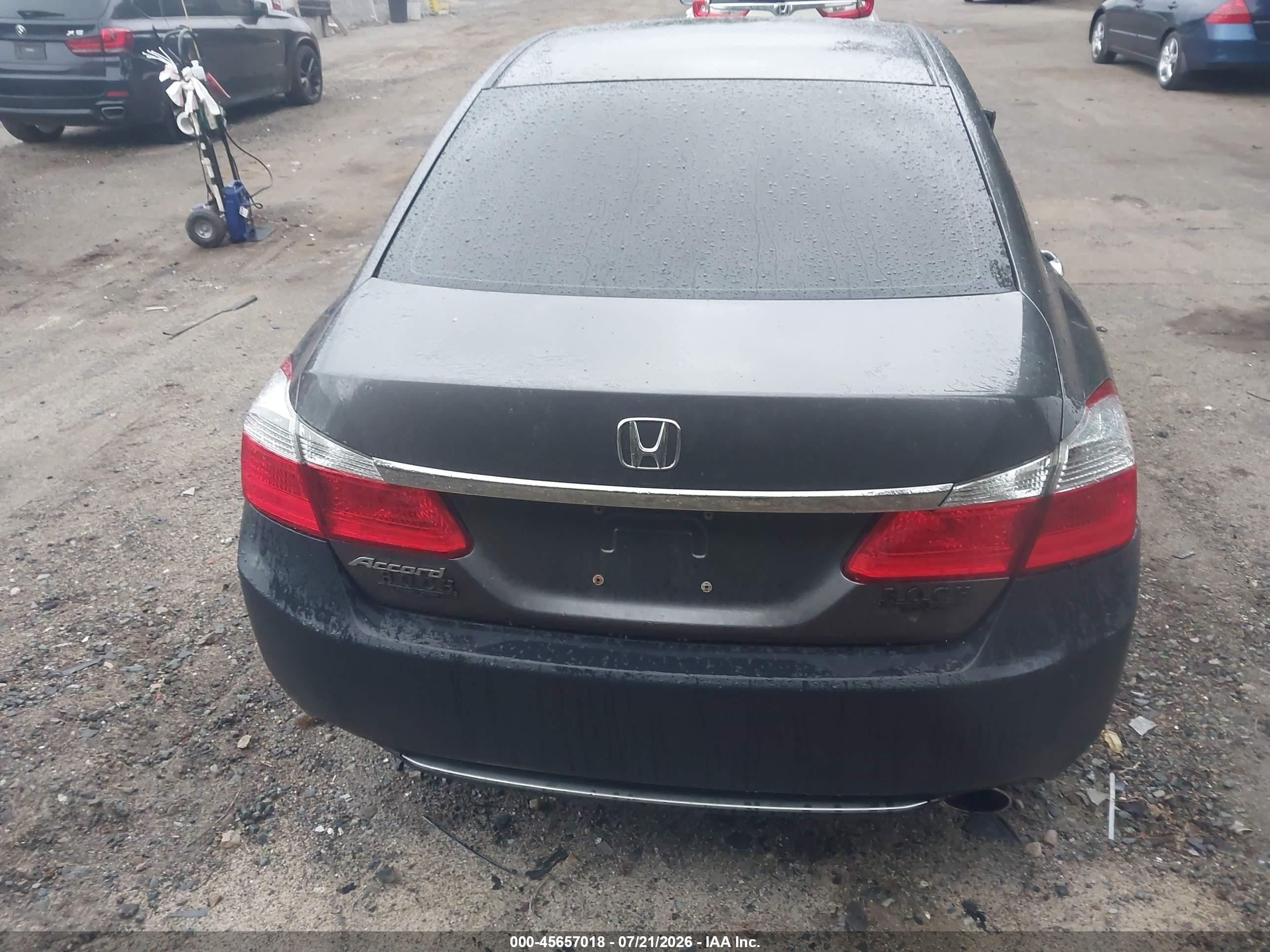 2013 Honda Accord Lx Gray vin: 1HGCR2F32DA001586