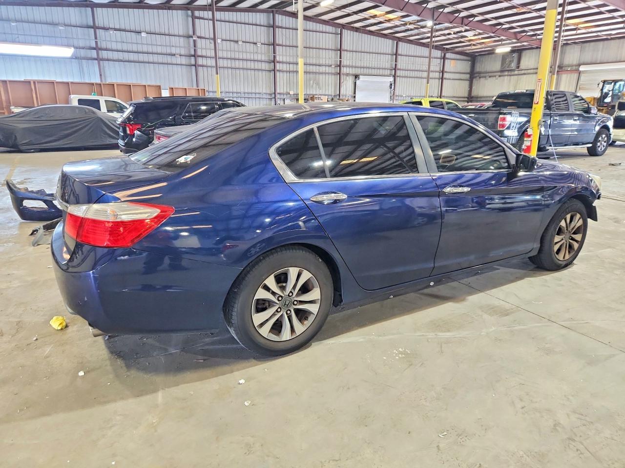 2013 Honda Accord Lx Blue vin: 1HGCR2F32DA006397