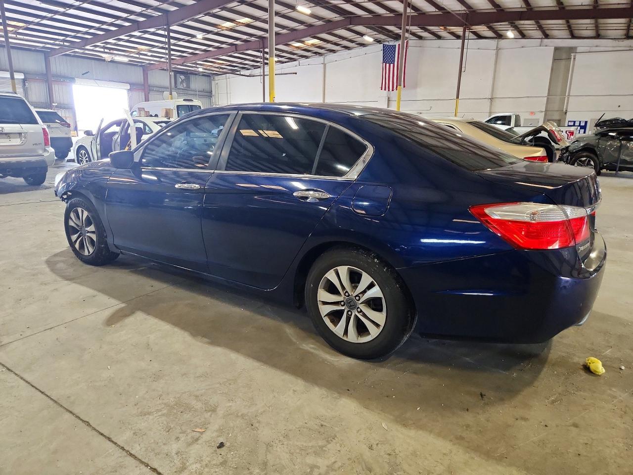2013 Honda Accord Lx Blue vin: 1HGCR2F32DA006397