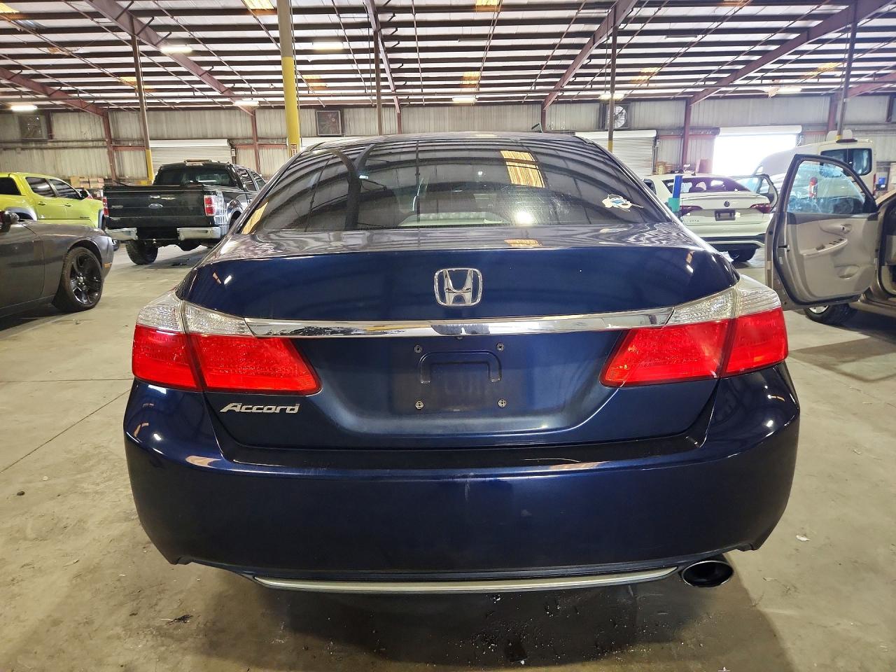2013 Honda Accord Lx Blue vin: 1HGCR2F32DA006397