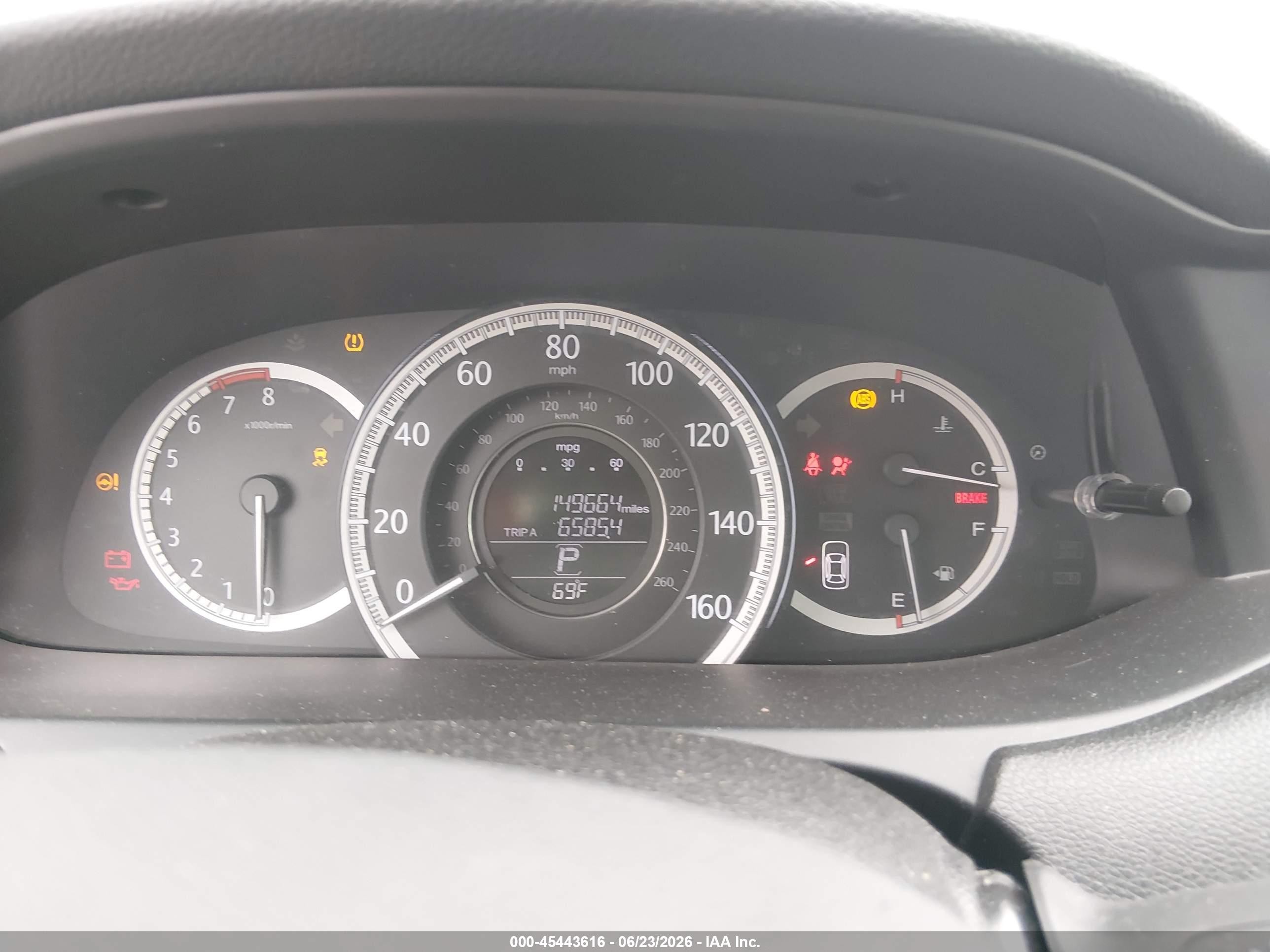 2013 Honda Accord Lx Gray vin: 1HGCR2F32DA028027
