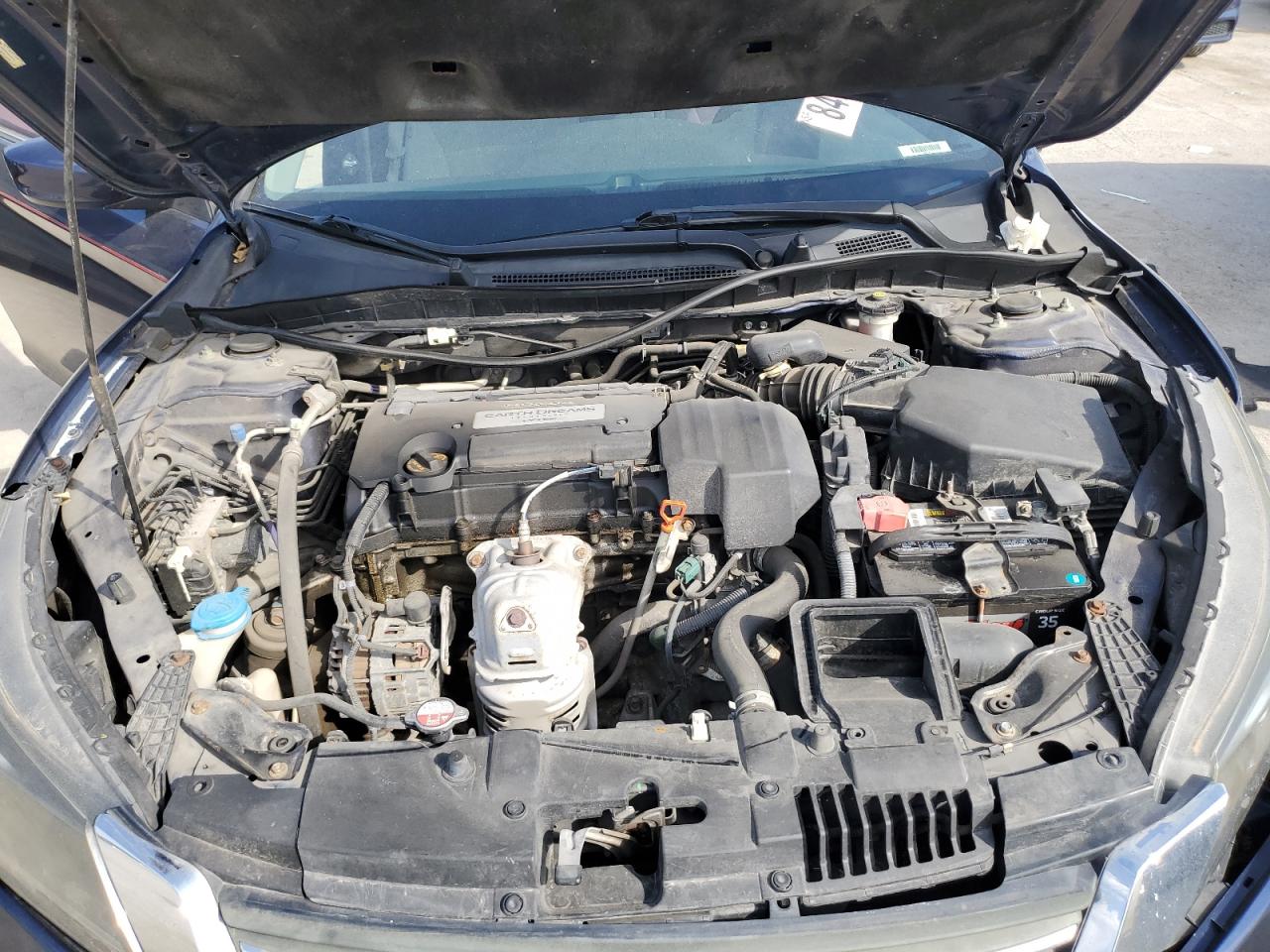 2013 Honda Accord Lx Blue vin: 1HGCR2F32DA035754