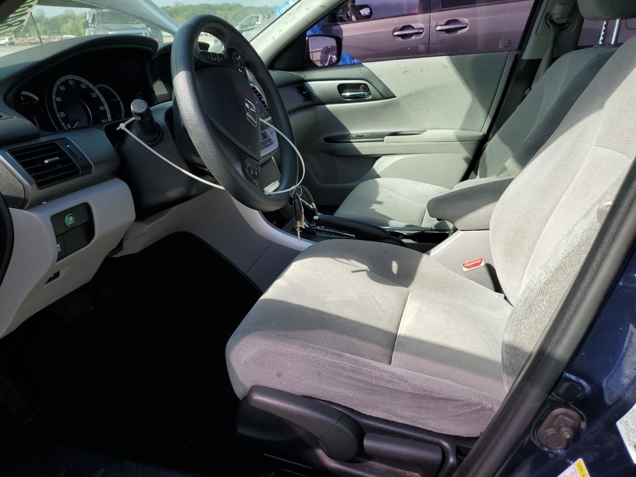 2013 Honda Accord Lx Blue vin: 1HGCR2F32DA035754