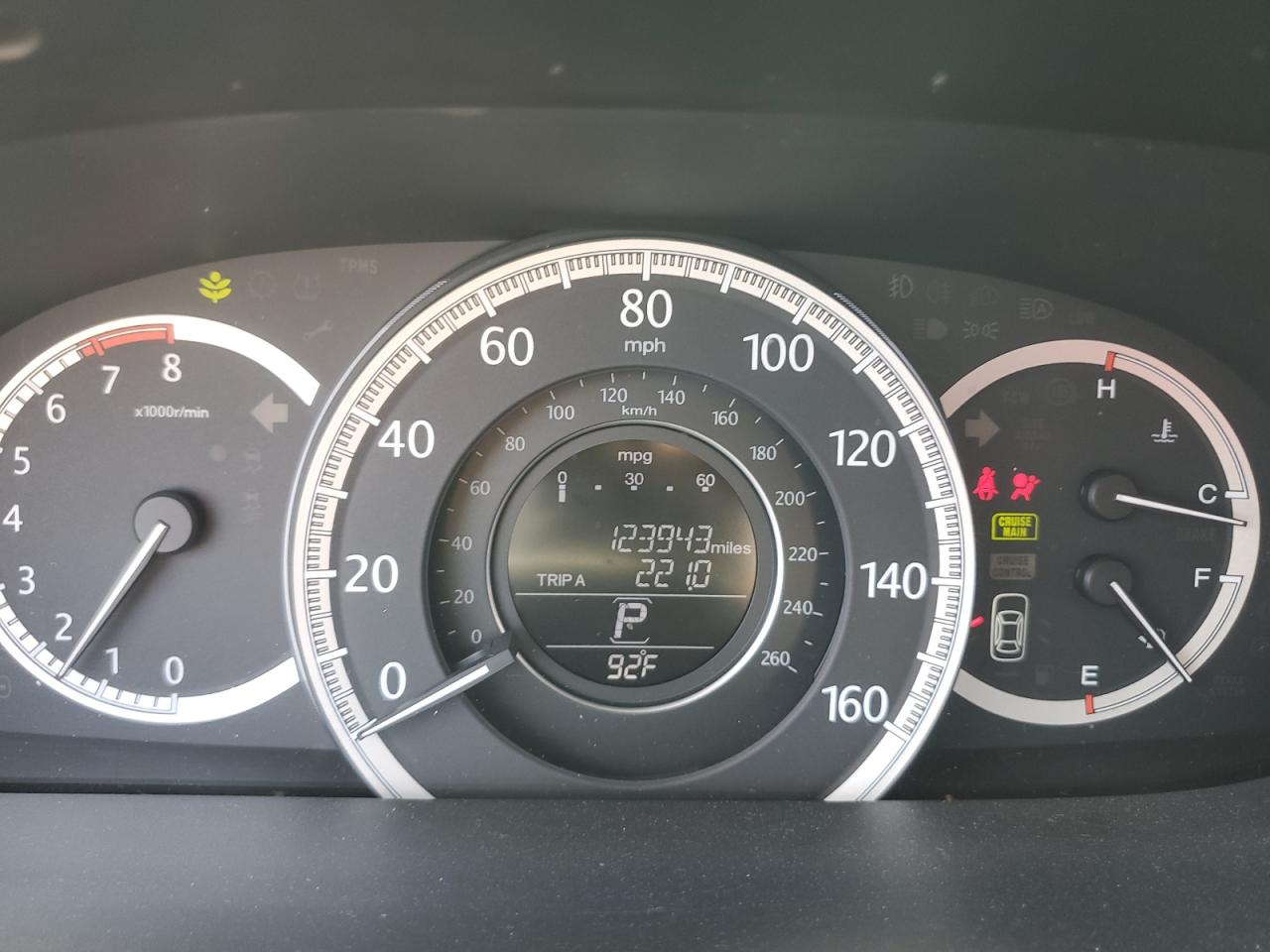 2013 Honda Accord Lx Blue vin: 1HGCR2F32DA035754